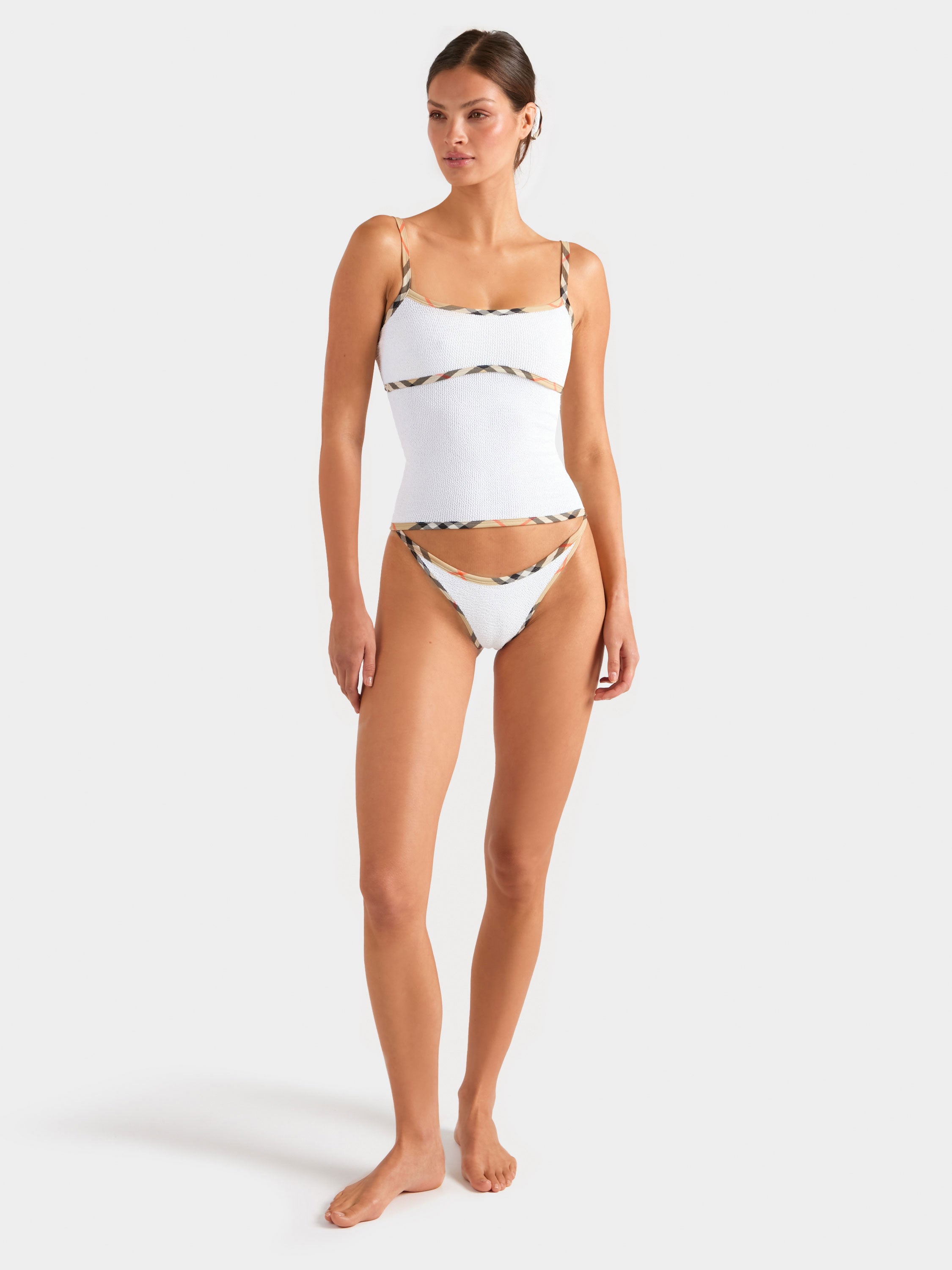 Burberry x Hunza G Tyler Bikini - White/Check