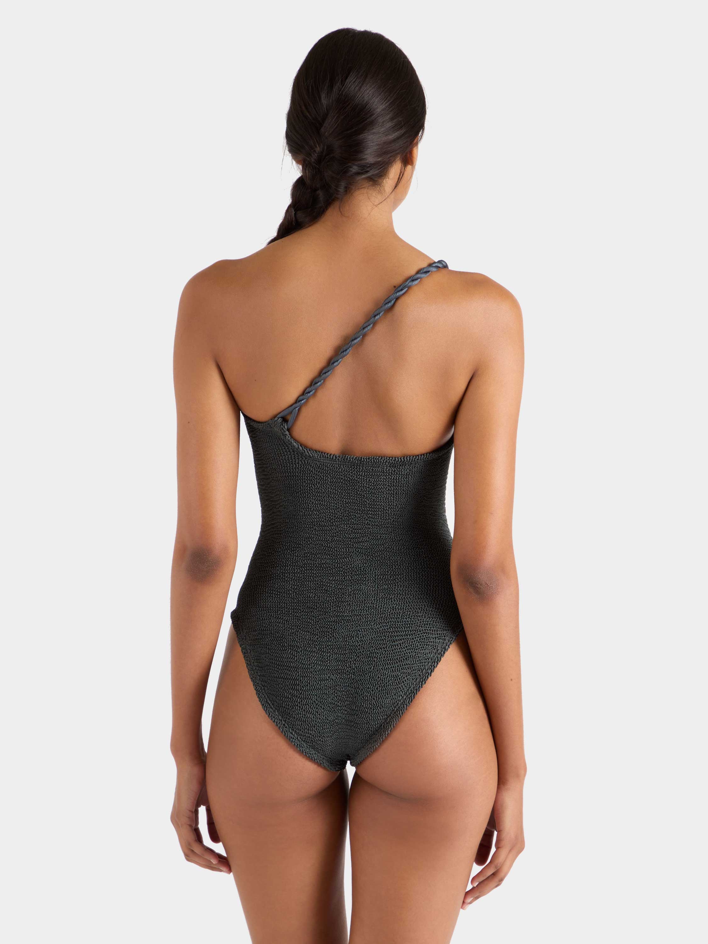 Dionne Swim - Metallic Graphite