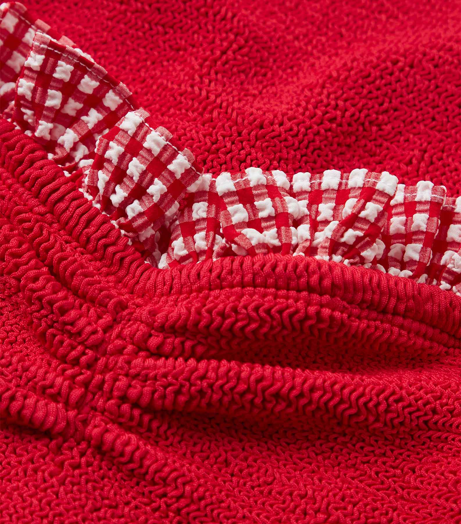 Dolly Swim - Red Gingham