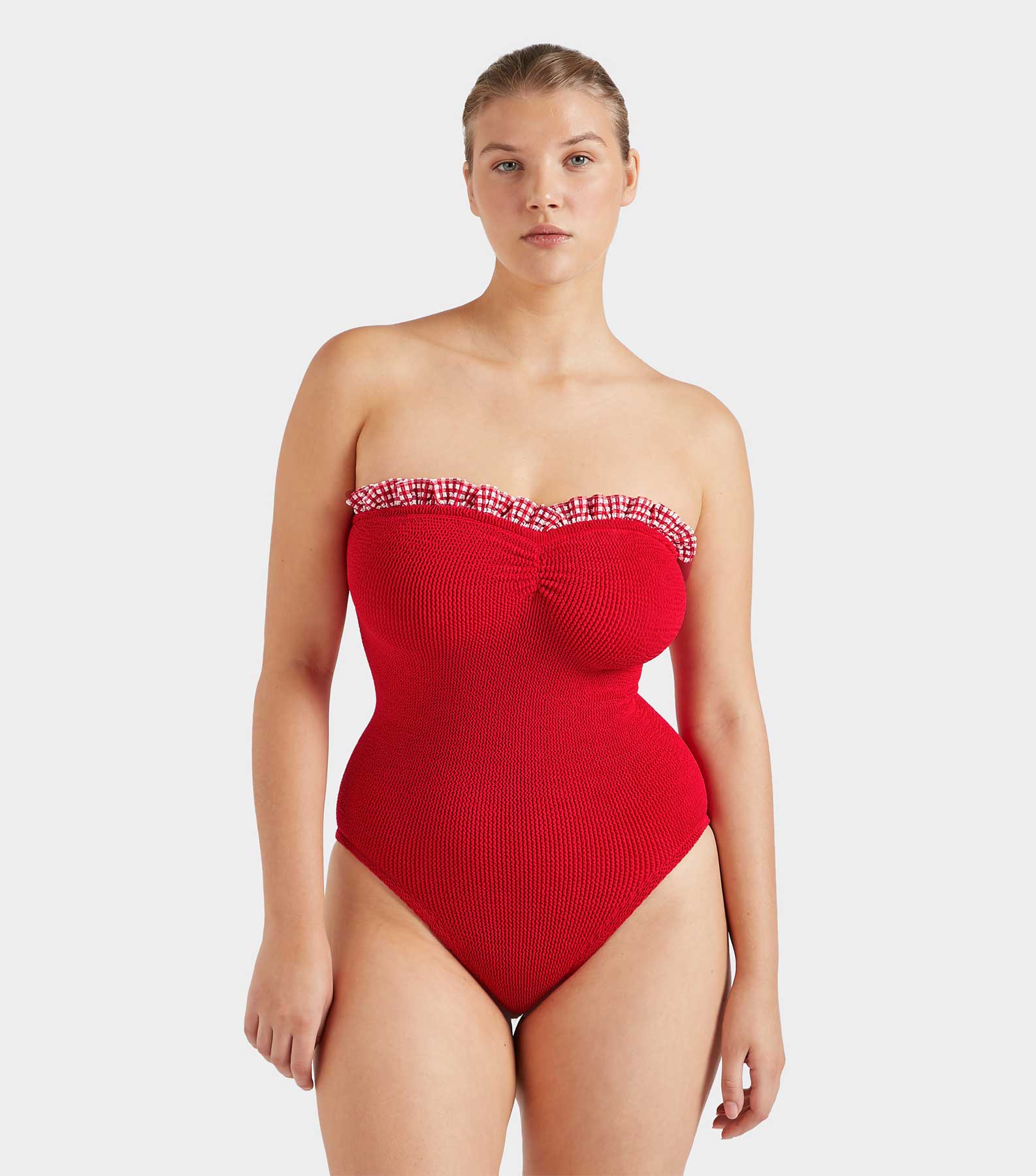 Dolly Swim - Red Gingham