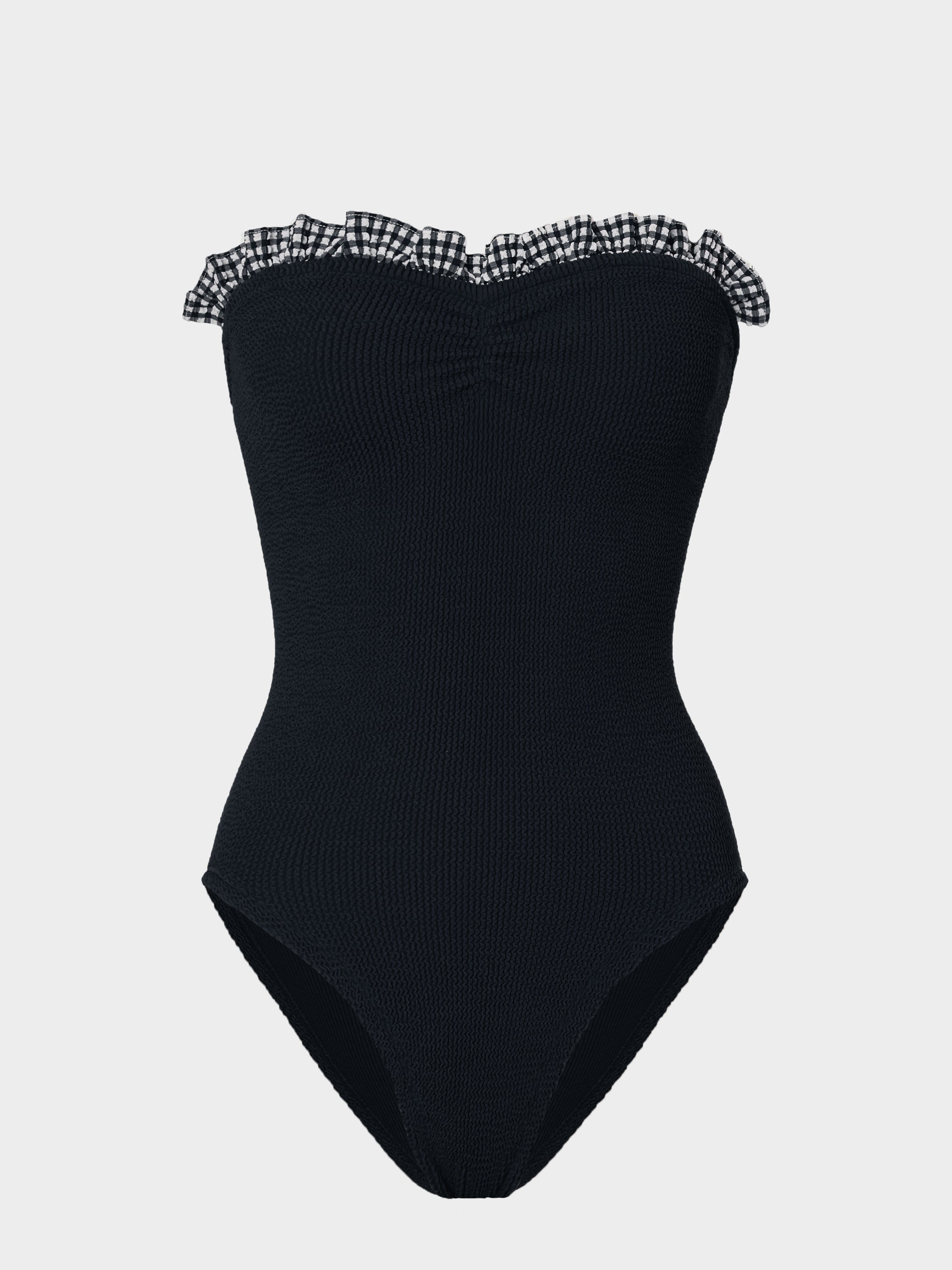 Dolly Swim - Black Gingham