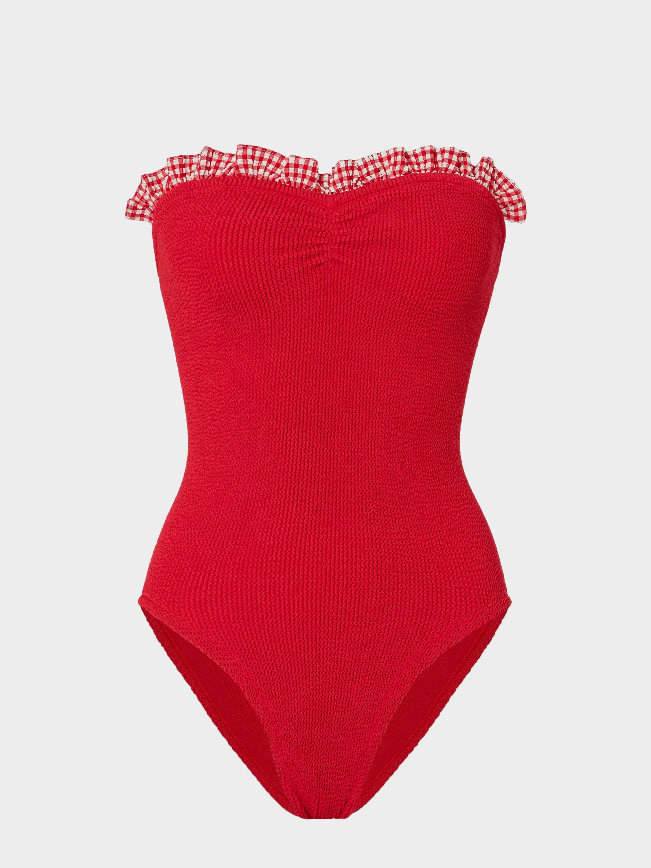 Dolly Swim - Red Gingham