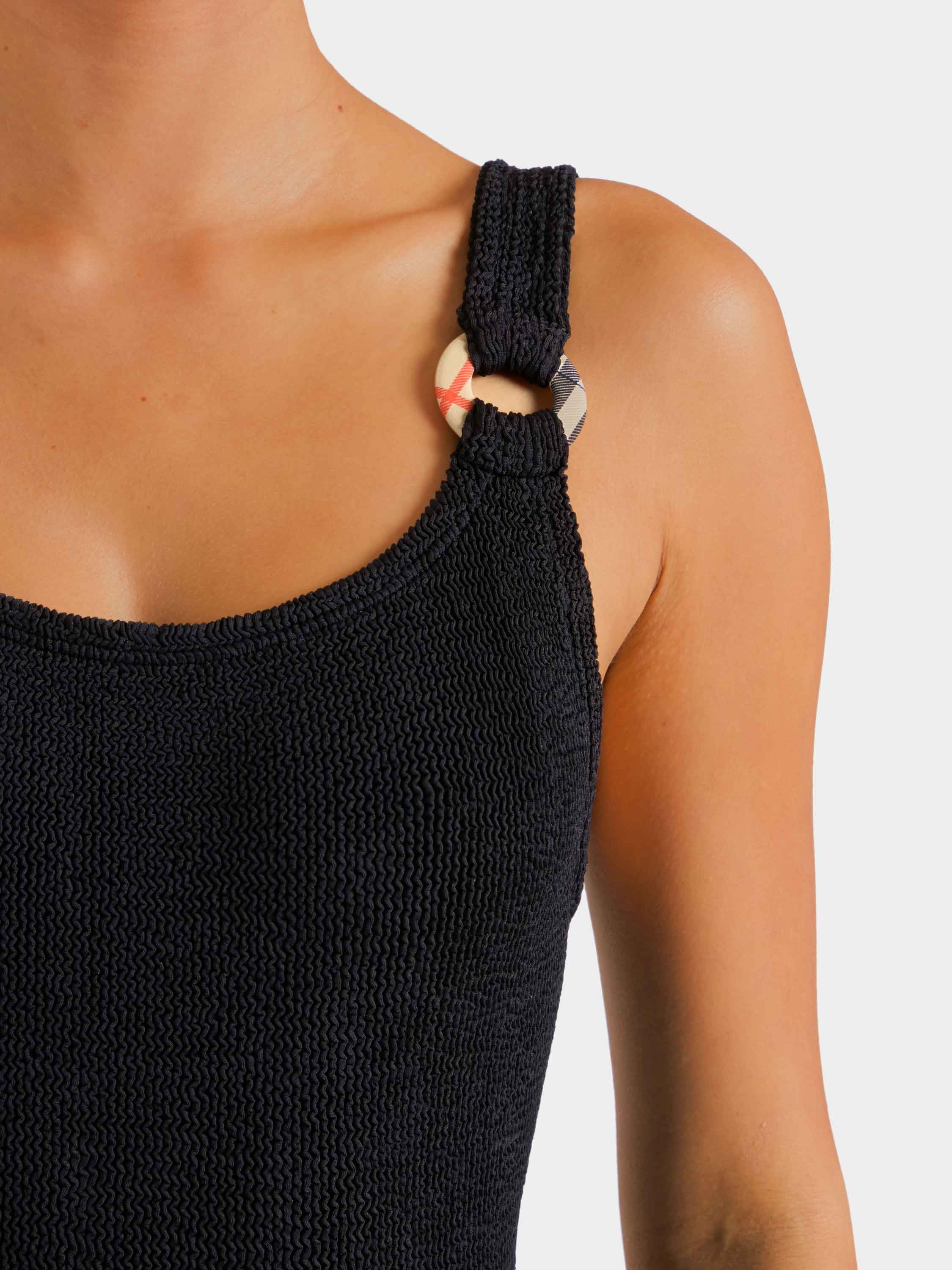 Burberry x Hunza G Domino Swim - Black/Check