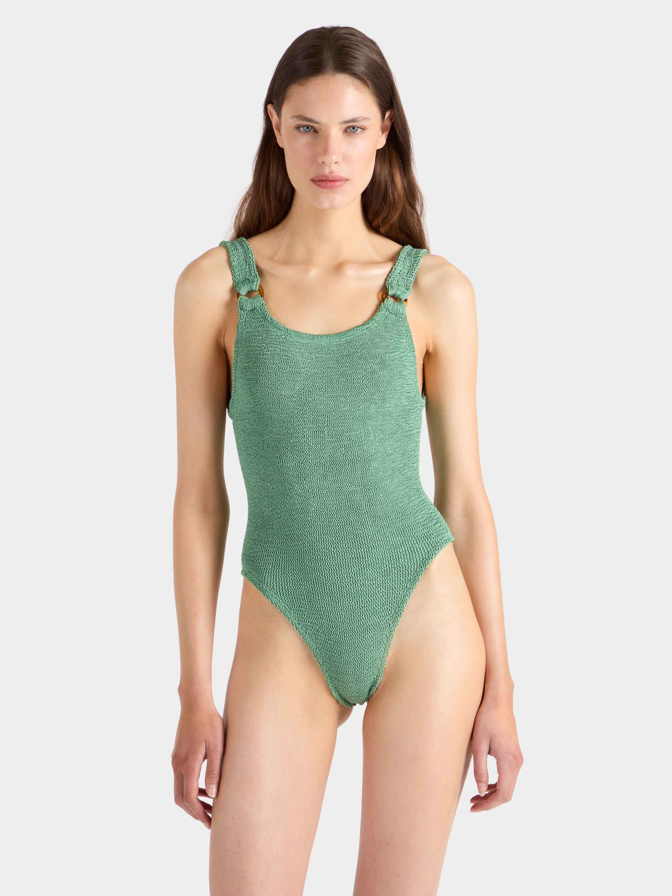 Domino Swim - Metallic Jade