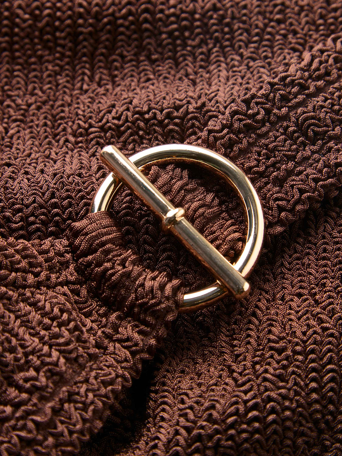 Harlow T Bar Bikini - Metallic Chocolate