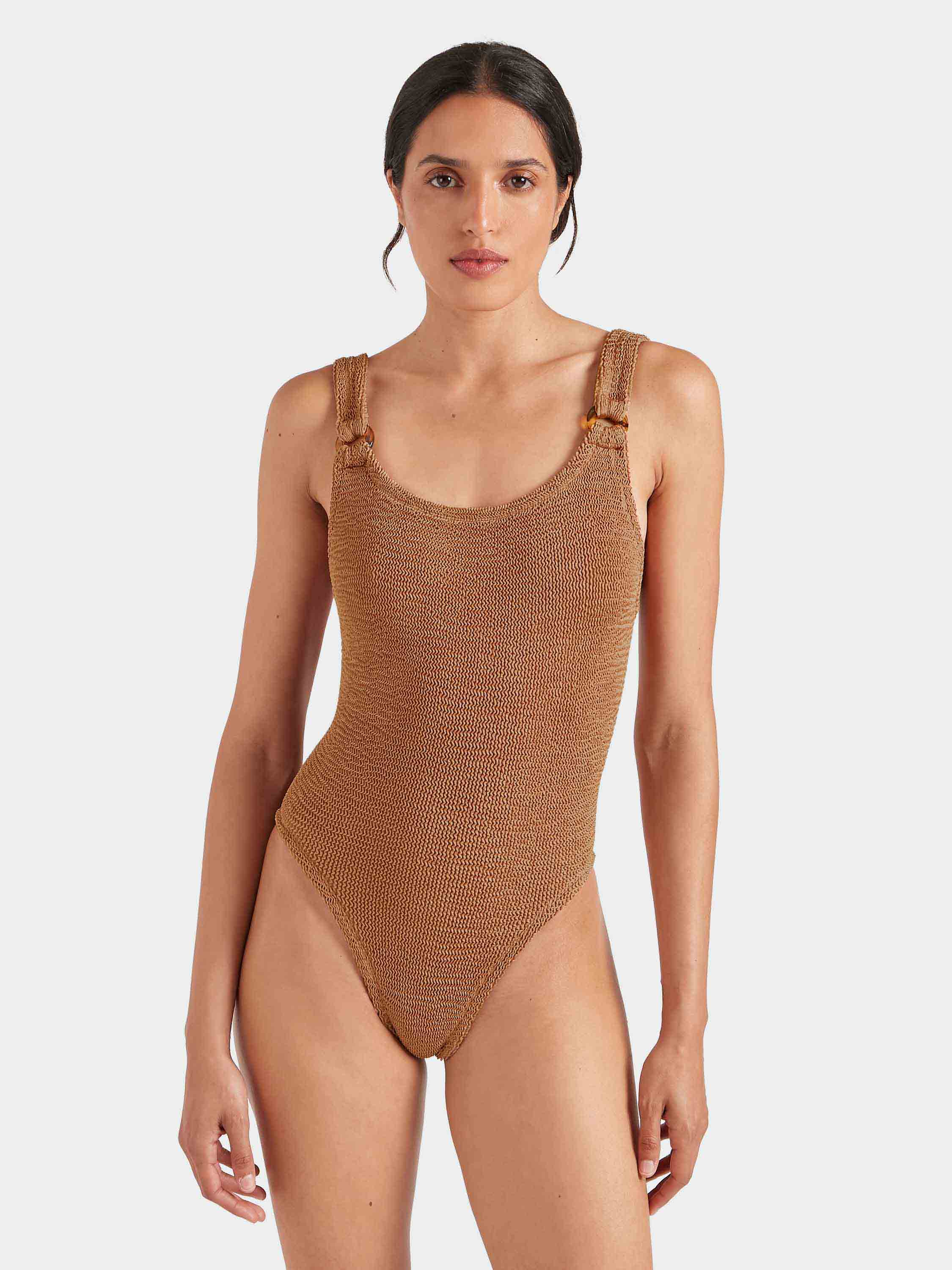Domino Swim - Metallic Cocoa
