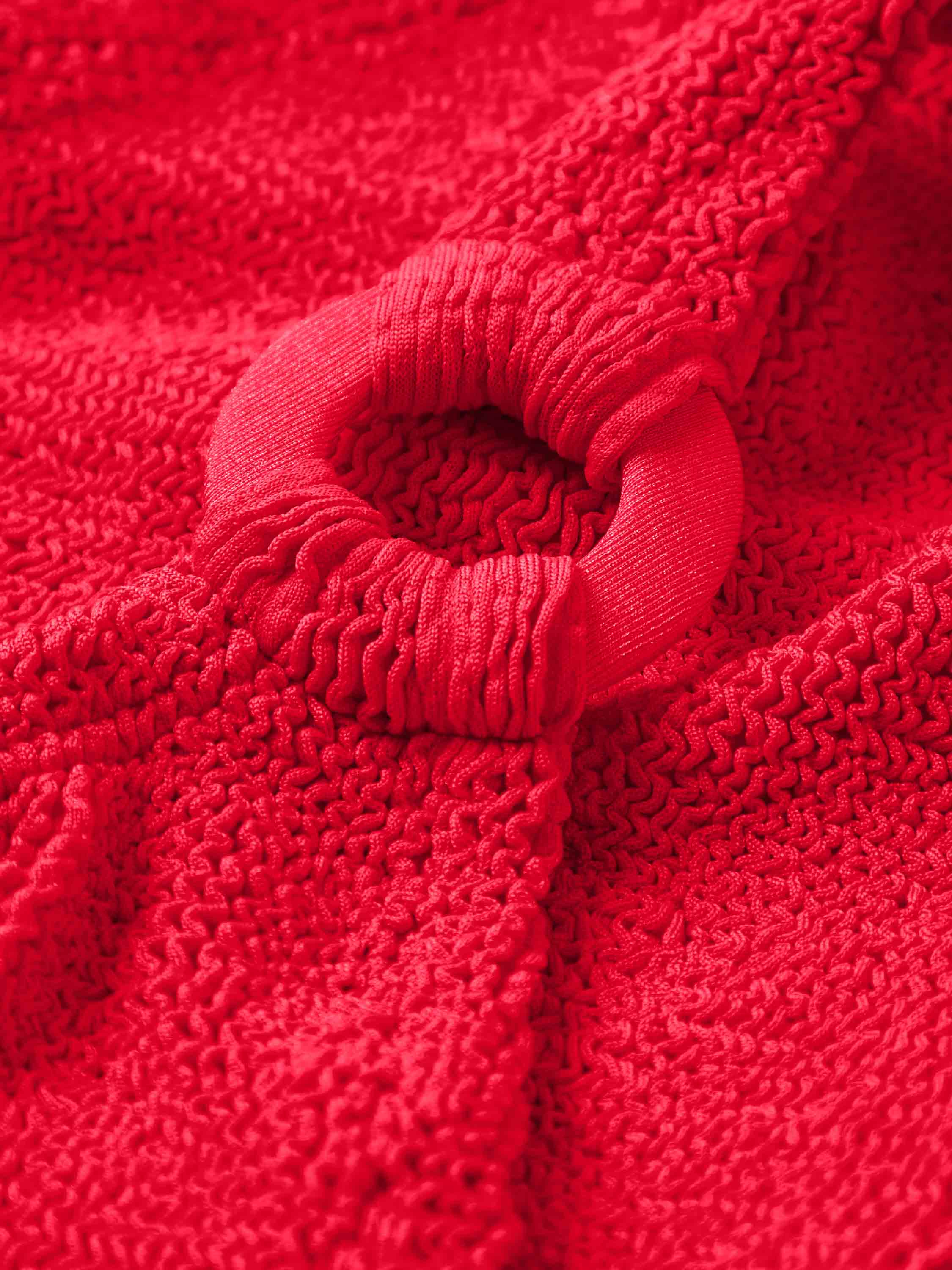 Domino Swim With Tonal Hoops - Red