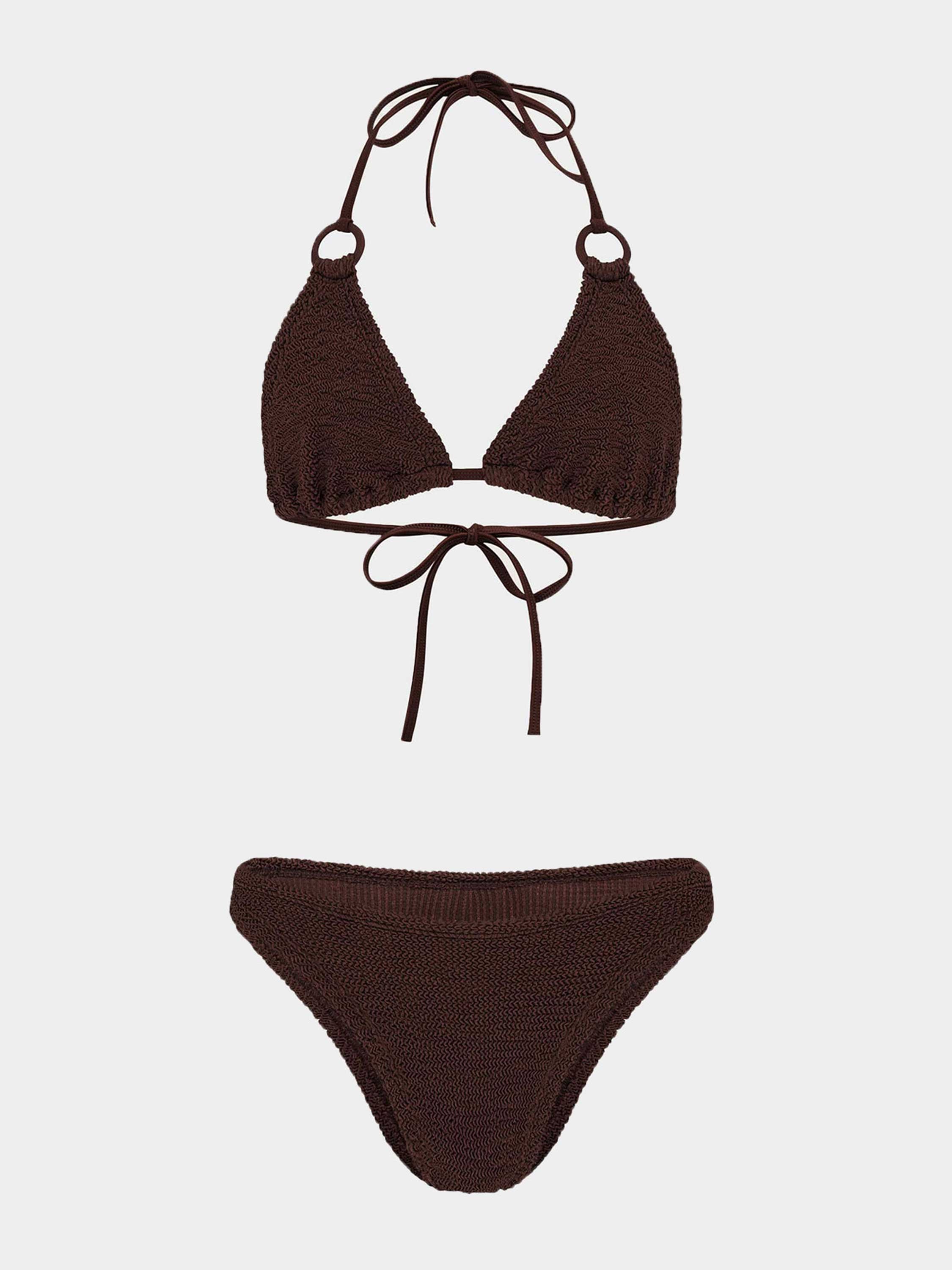 Eva Bikini - Metallic Khaki