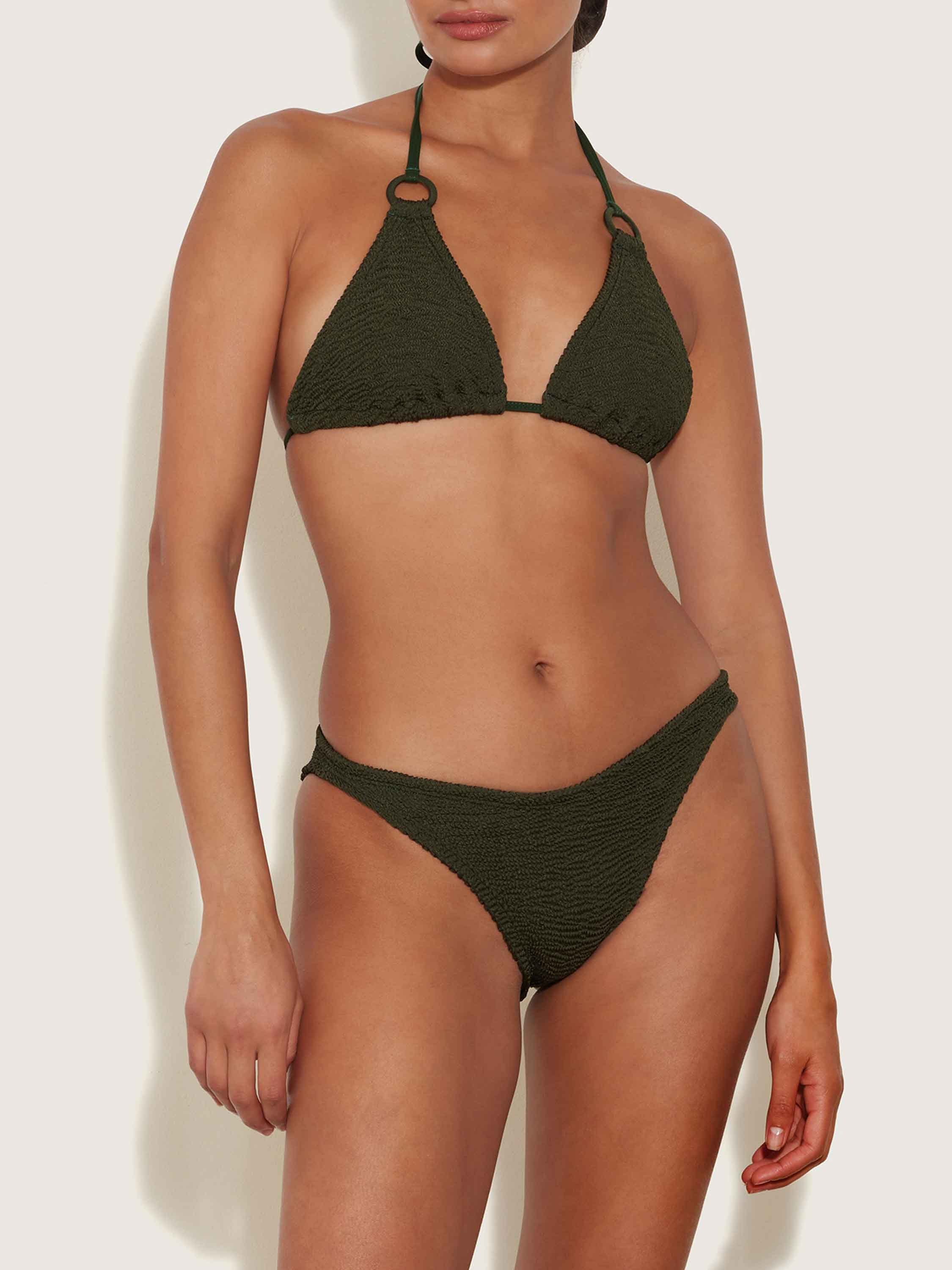 Eva Bikini - Metallic Khaki