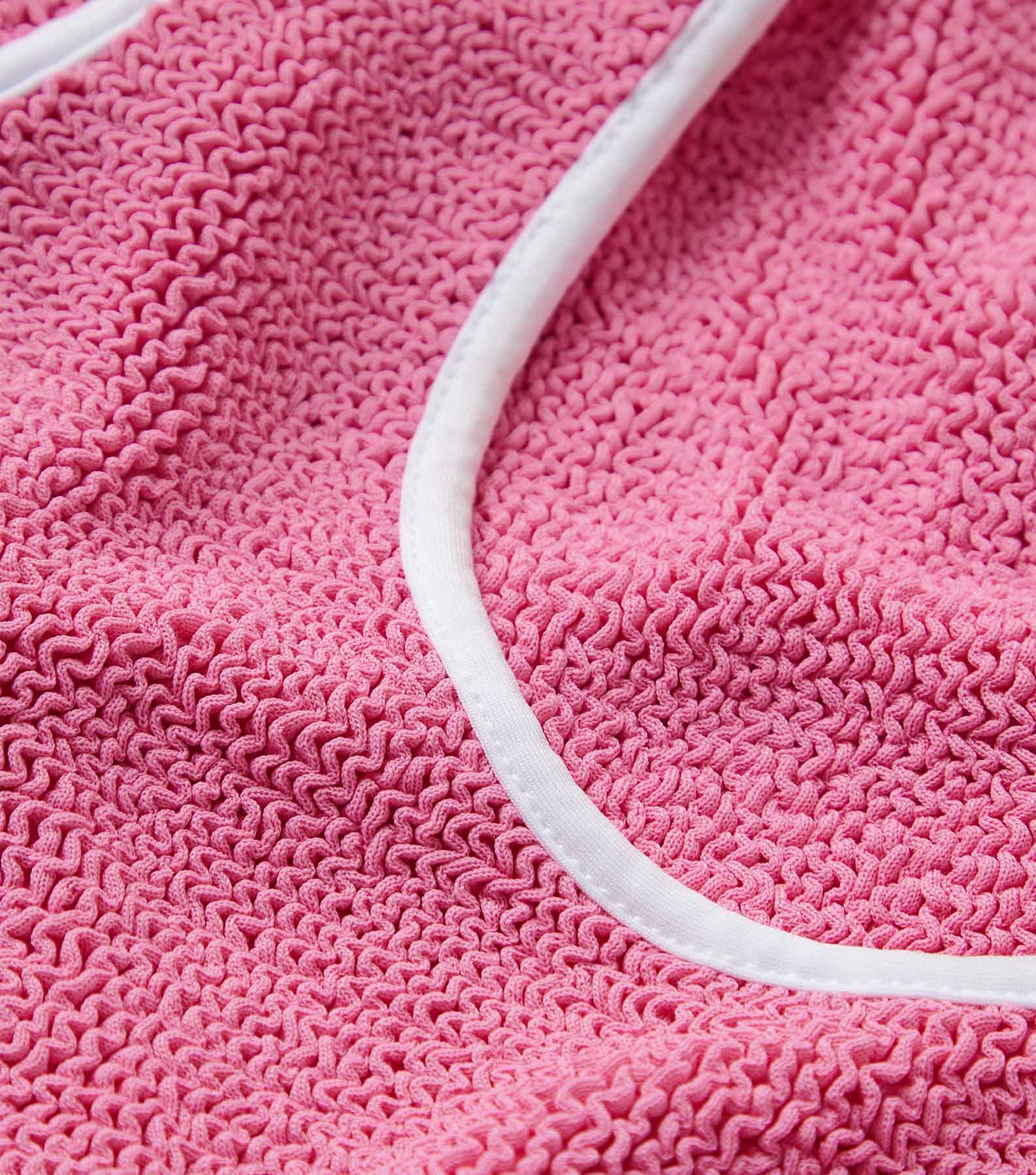 Faye Swim - Candy Pink/White