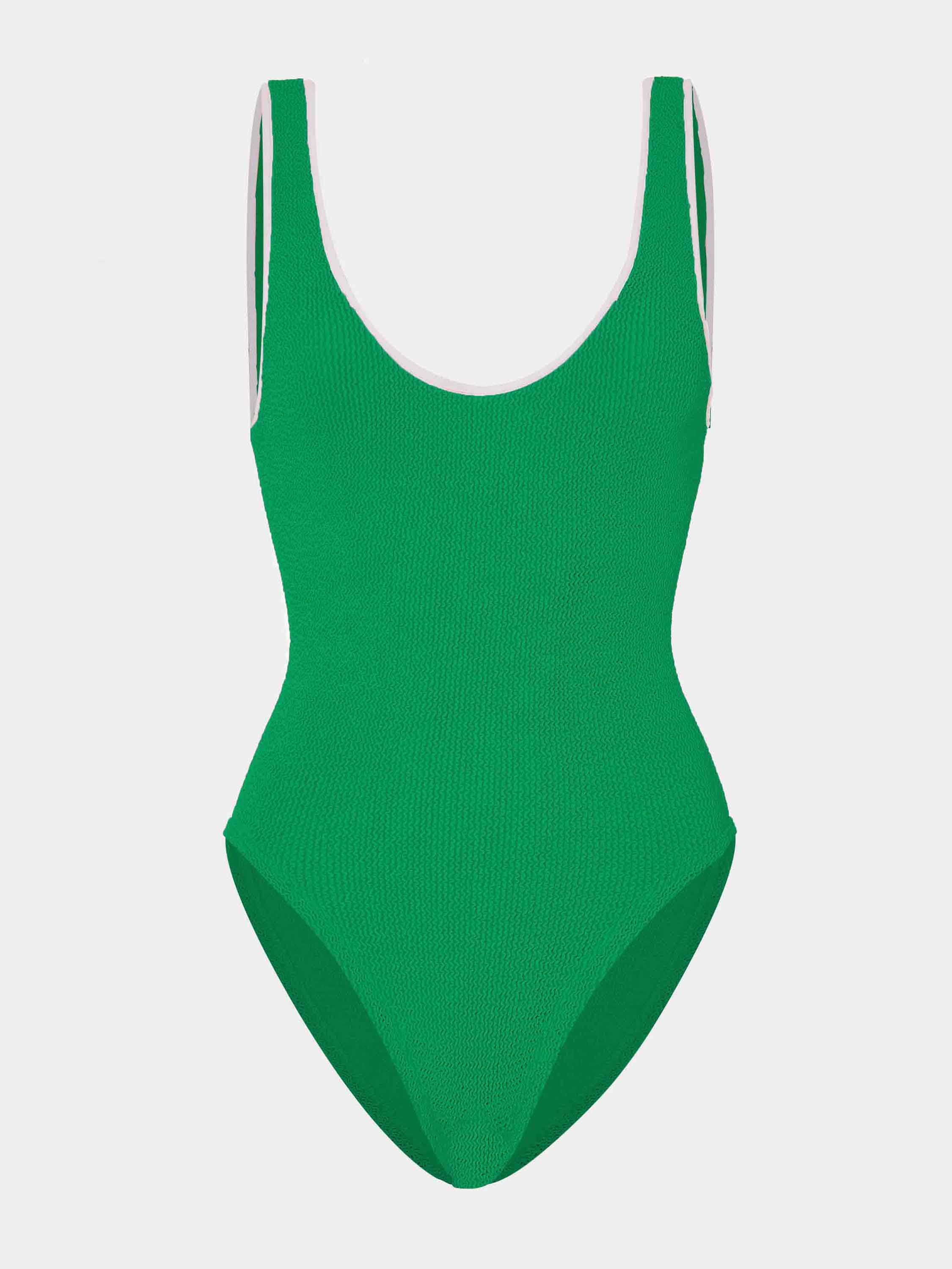 Faye Swim - Emerald/White