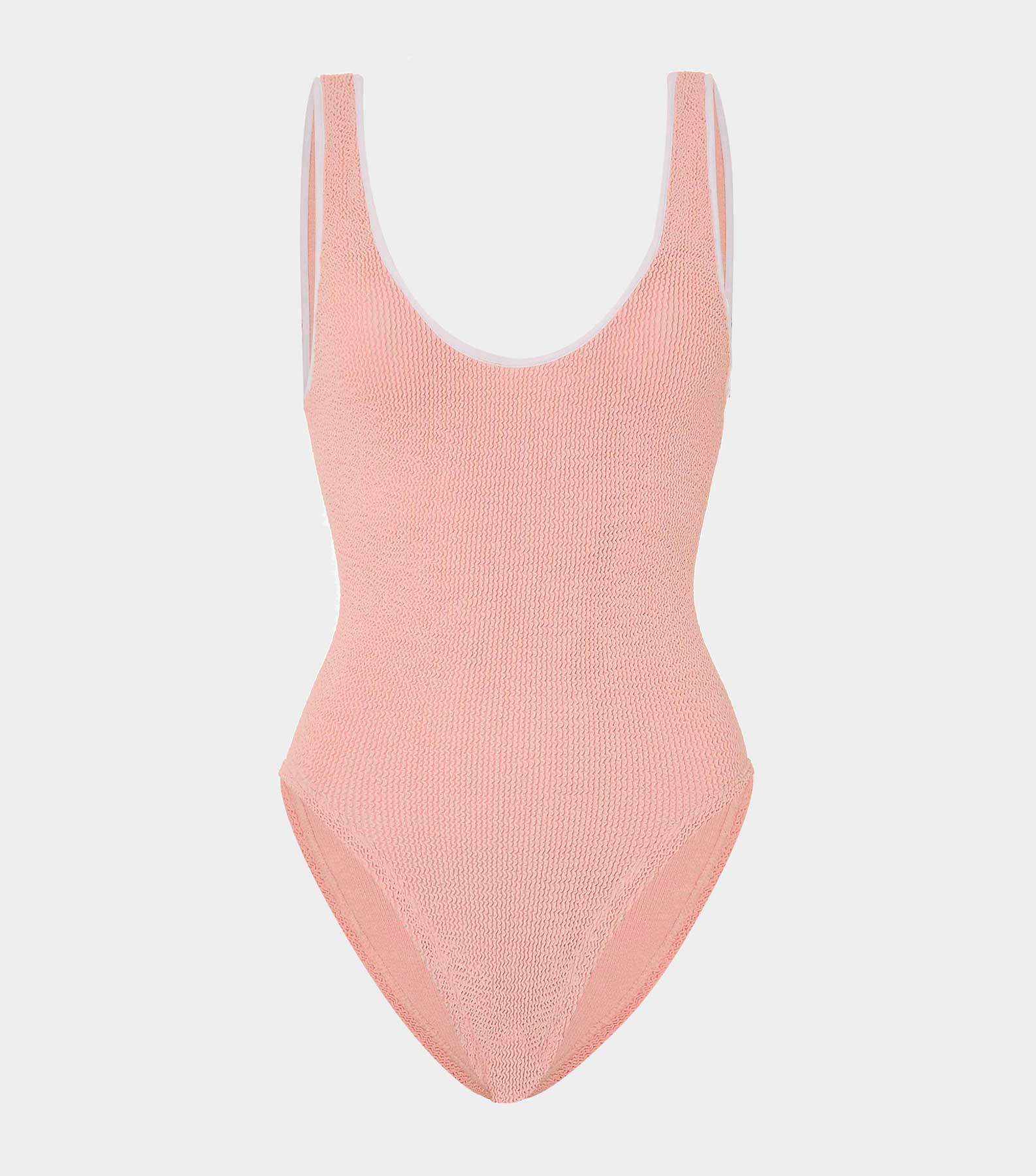 Faye Swim - Peach/White