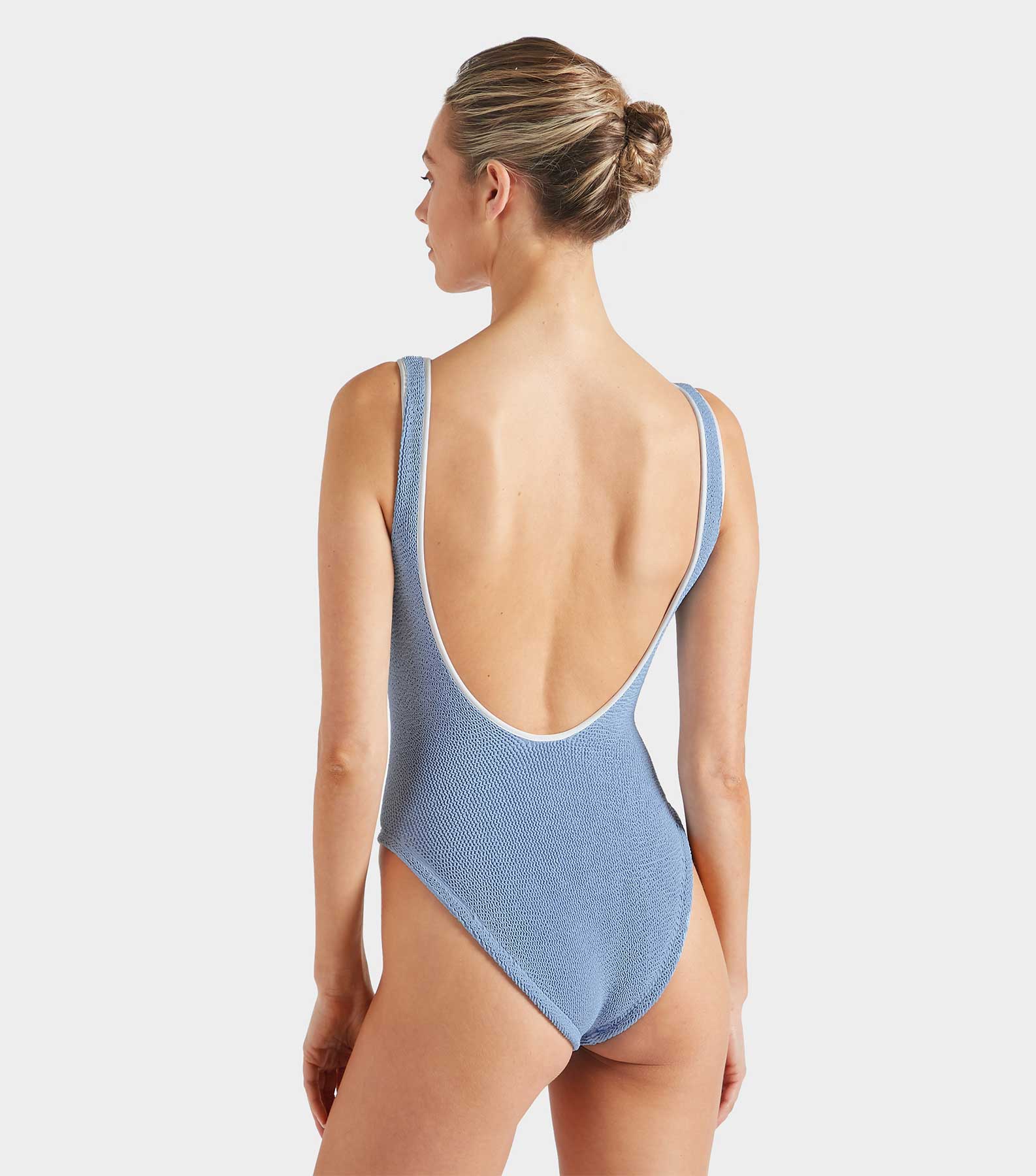 Faye Swim - Cornflower/White