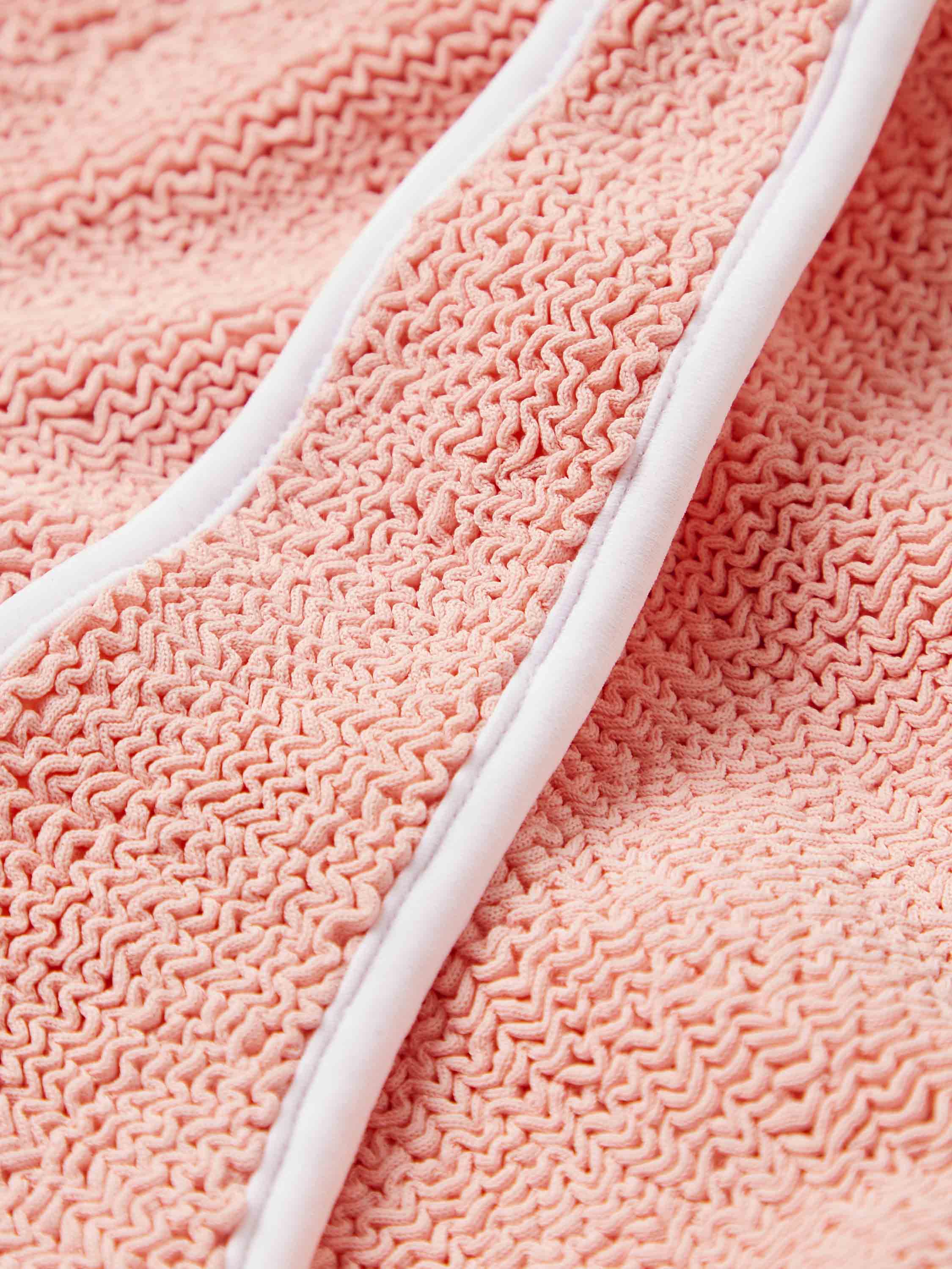 Faye Swim - Peach/White