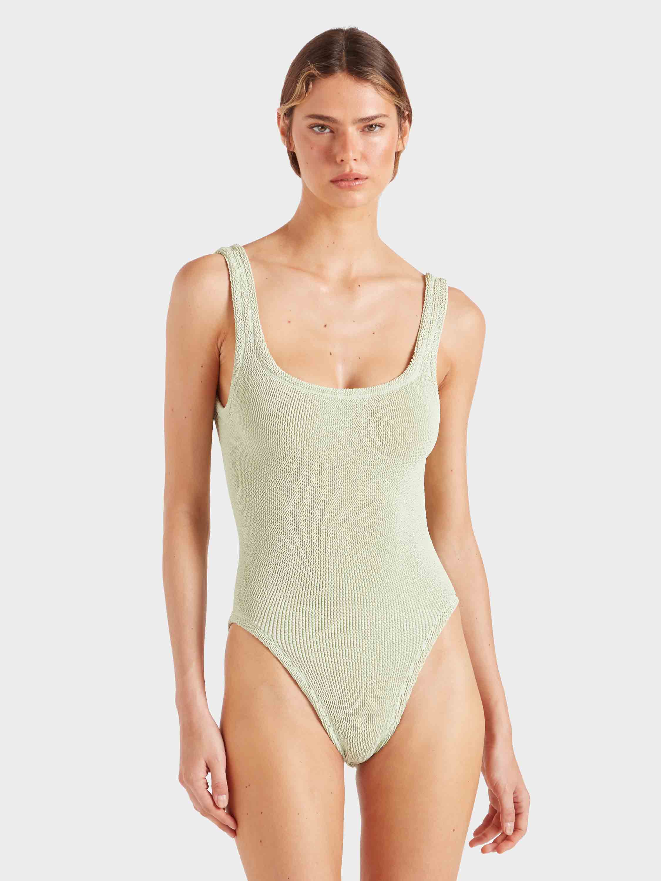 For Fouquet's Square Neck Swim- Sage