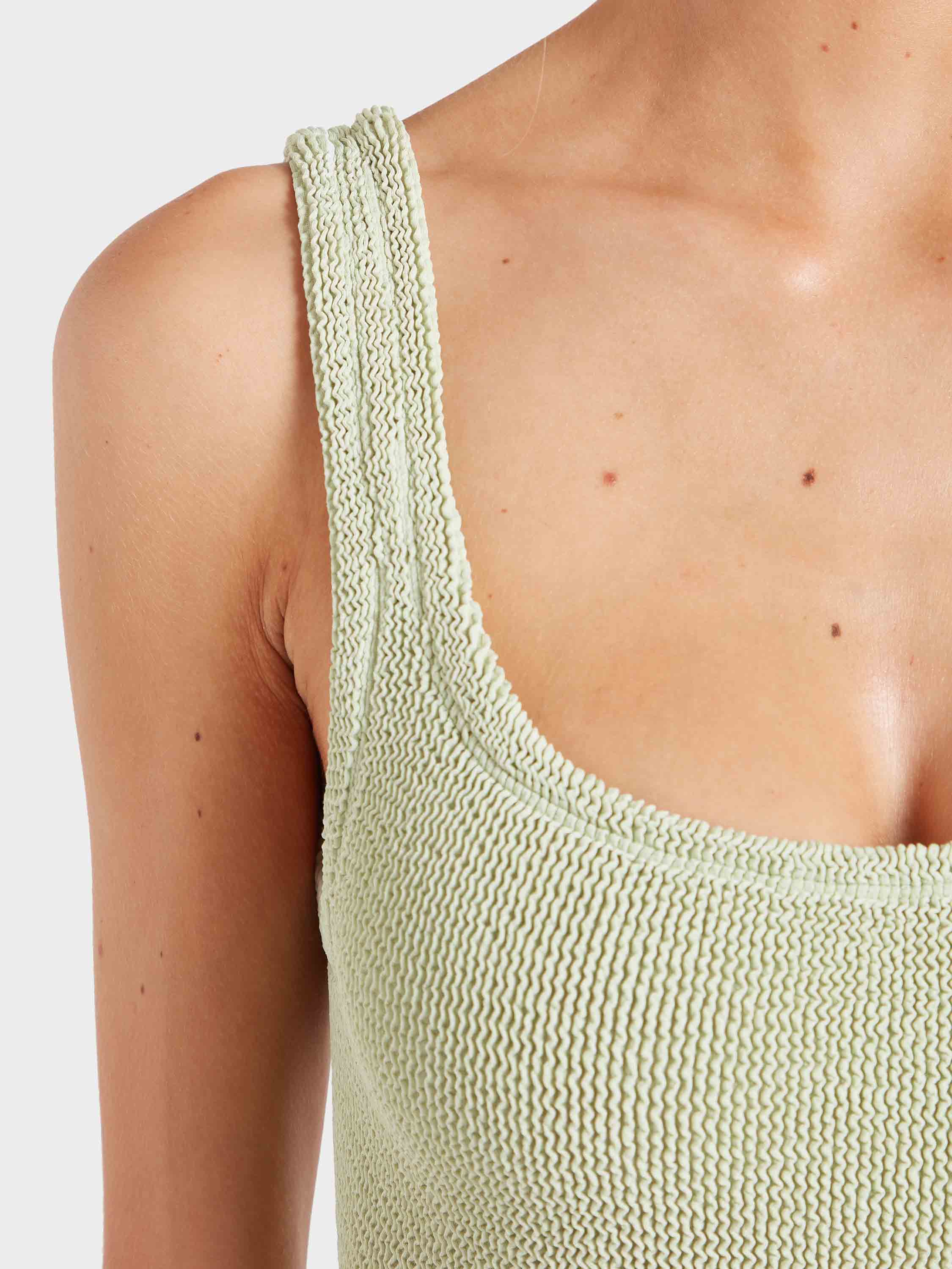For Fouquet's Square Neck Swim- Sage