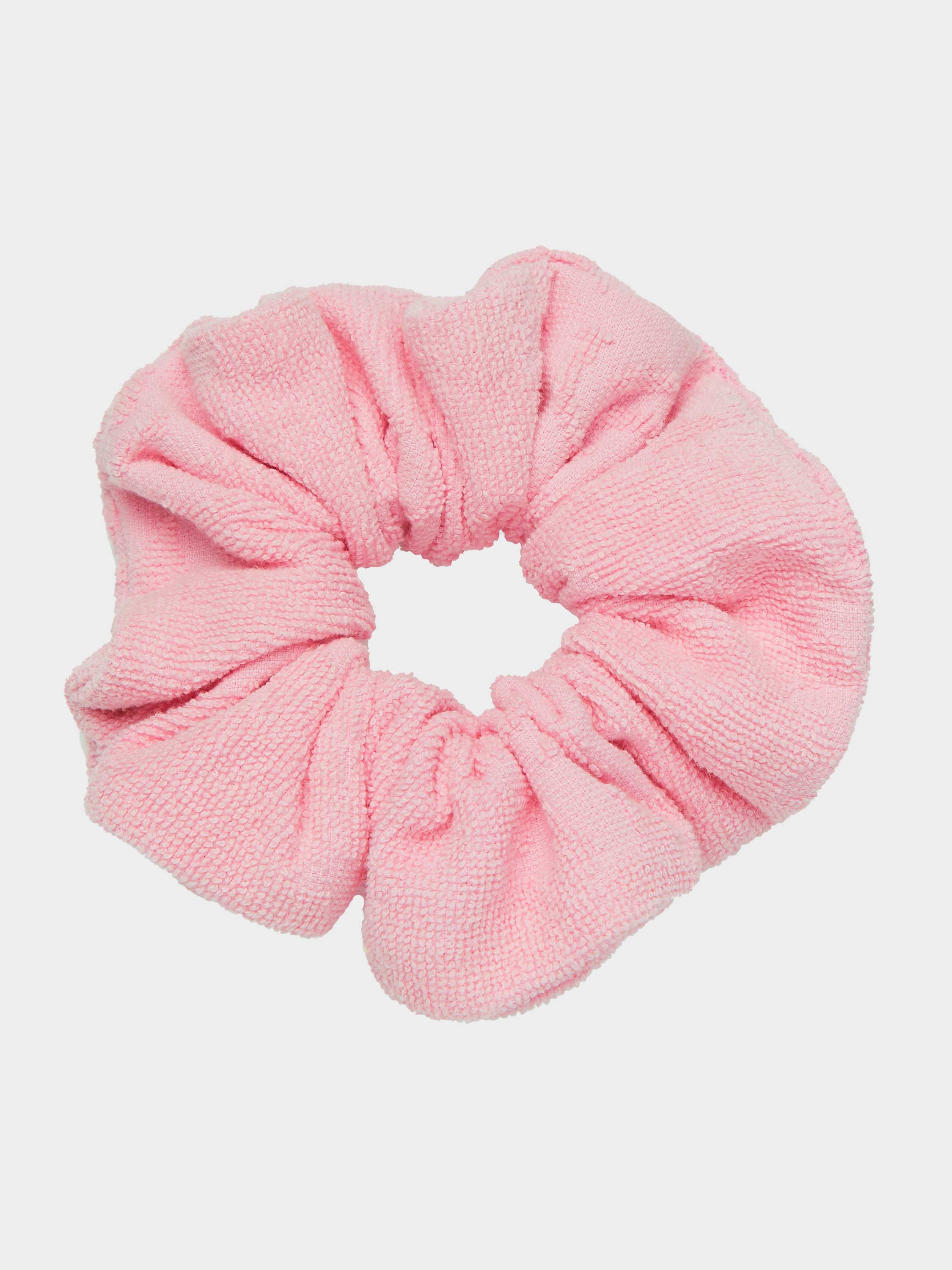 Sunny Towelling Giant Scrunchie - Pink