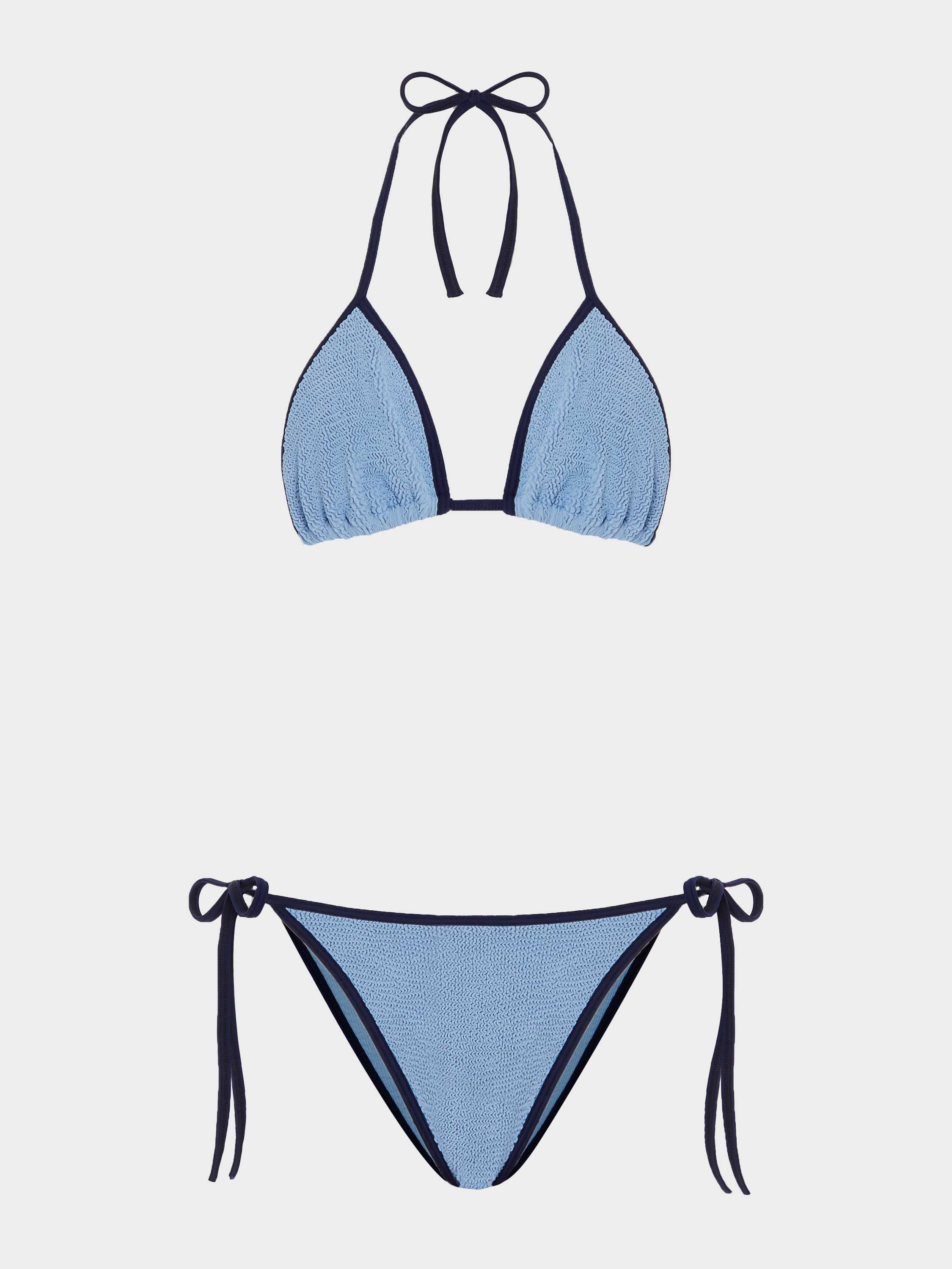Gina Bikini Contrast - Cornflower/Navy