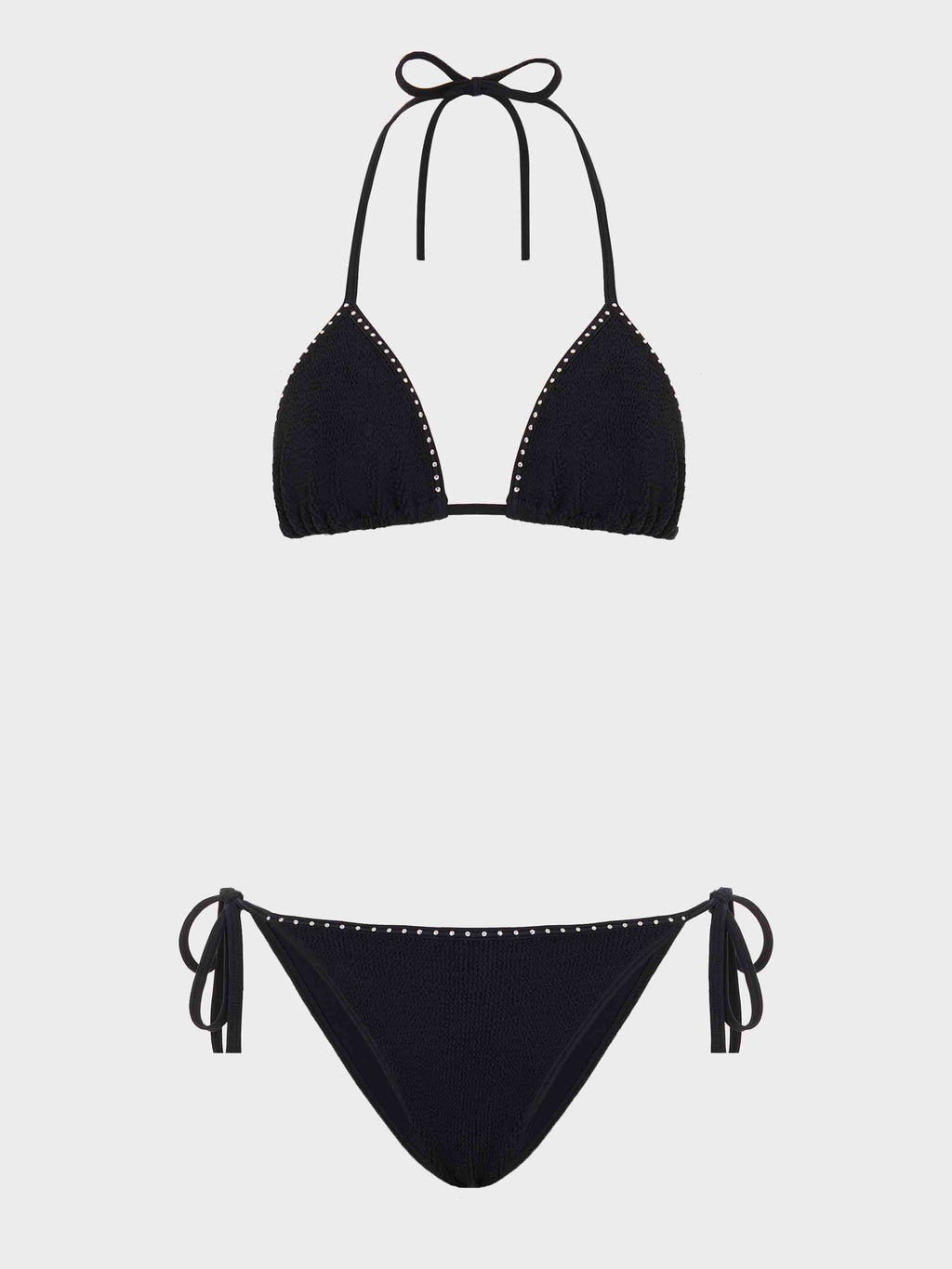Hunza G Gina Swarovski Bikini - Black