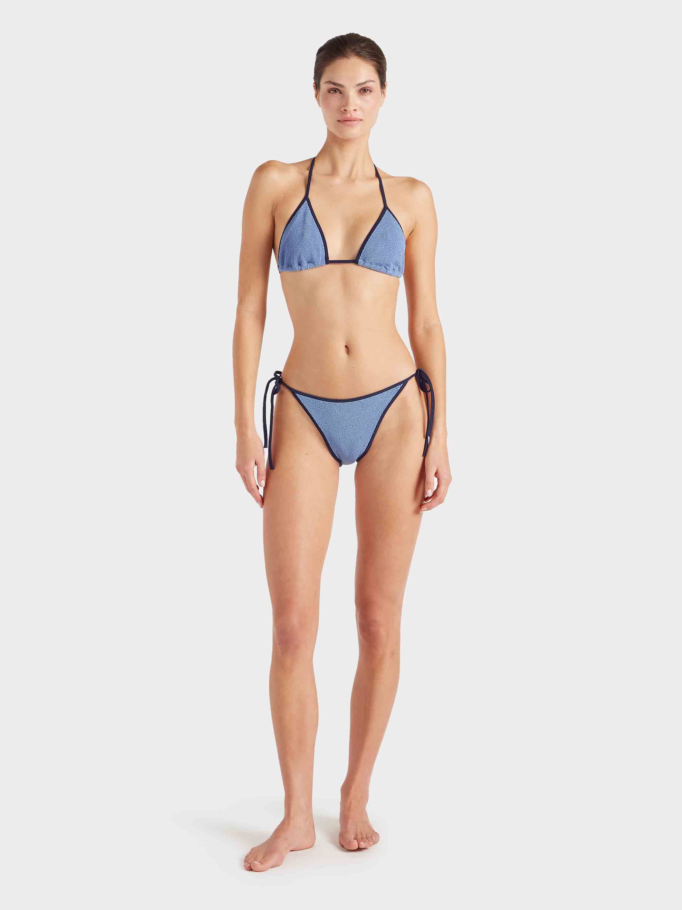 Gina Bikini Contrast - Cornflower/Navy