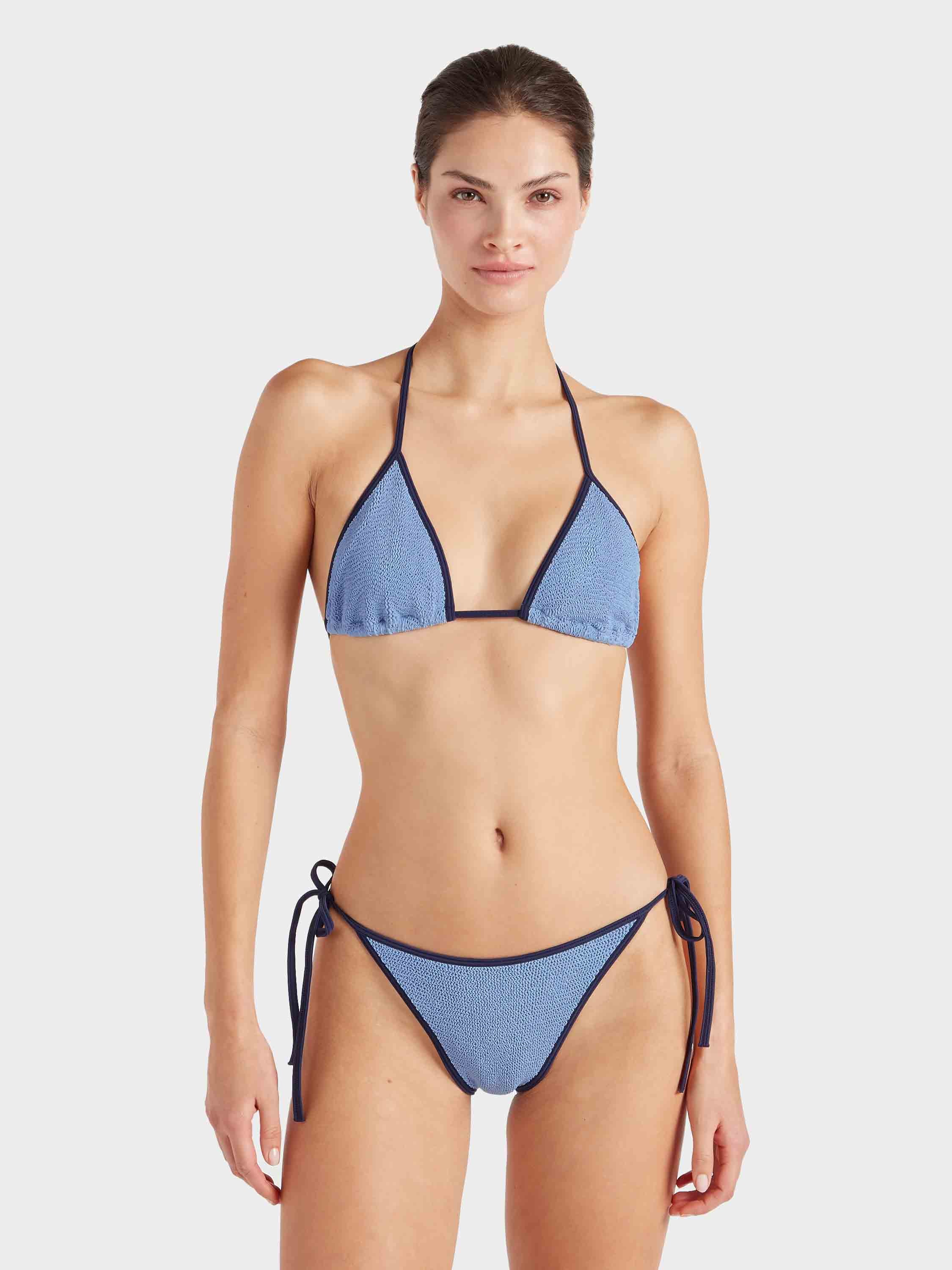 Gina Bikini Contrast - Cornflower/Navy