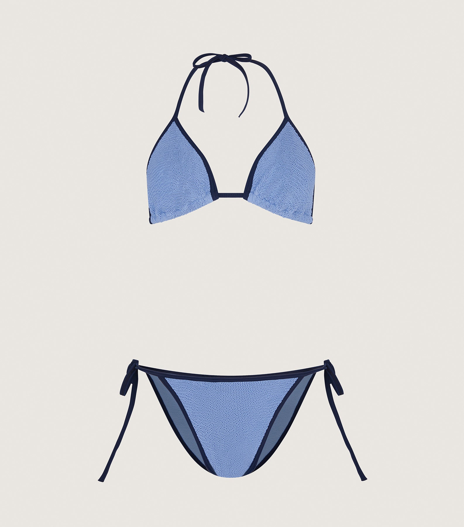 Gina Bikini Contrast - Cornflower/Navy