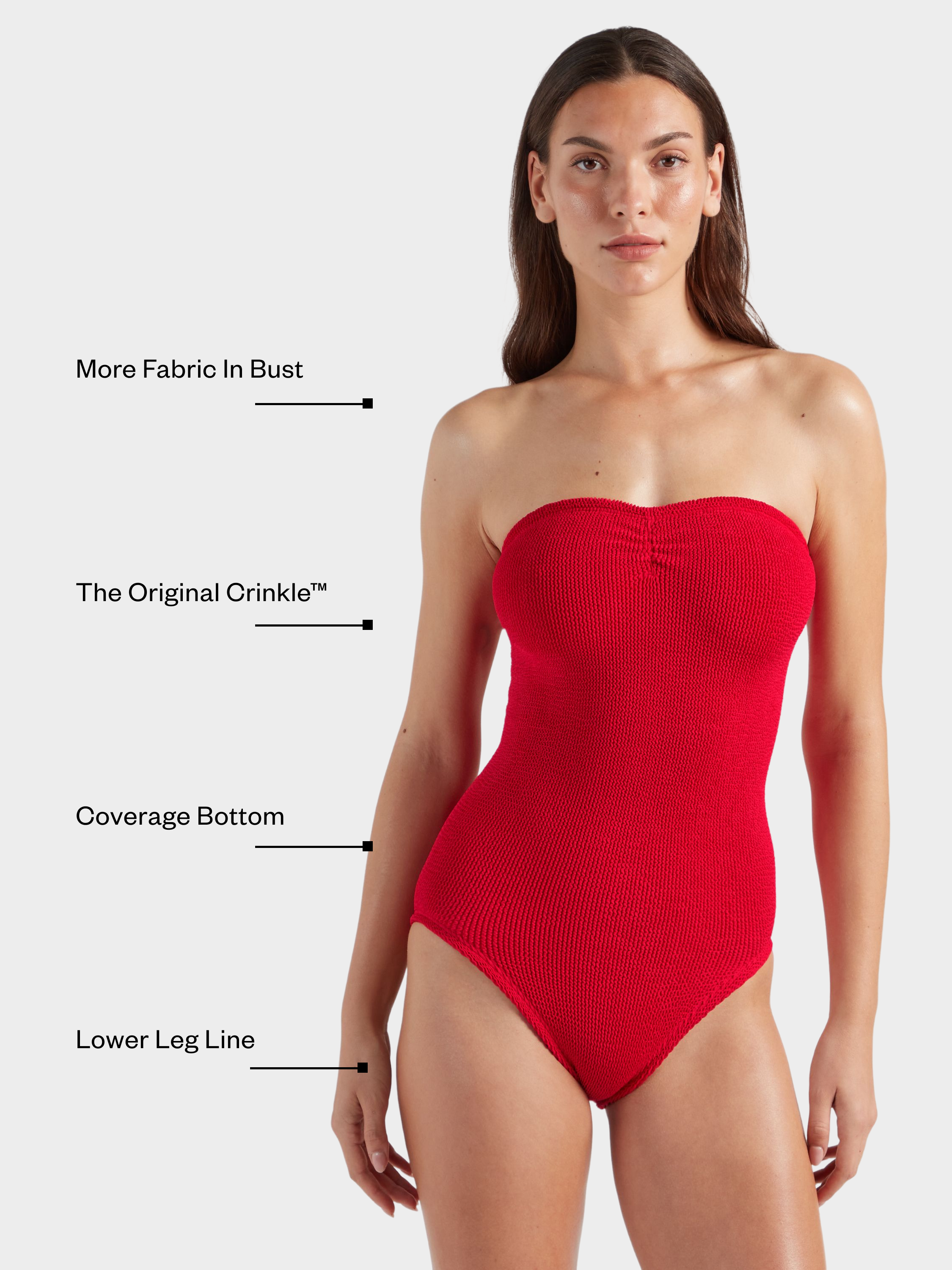 Coverage Brooke Swim - Red