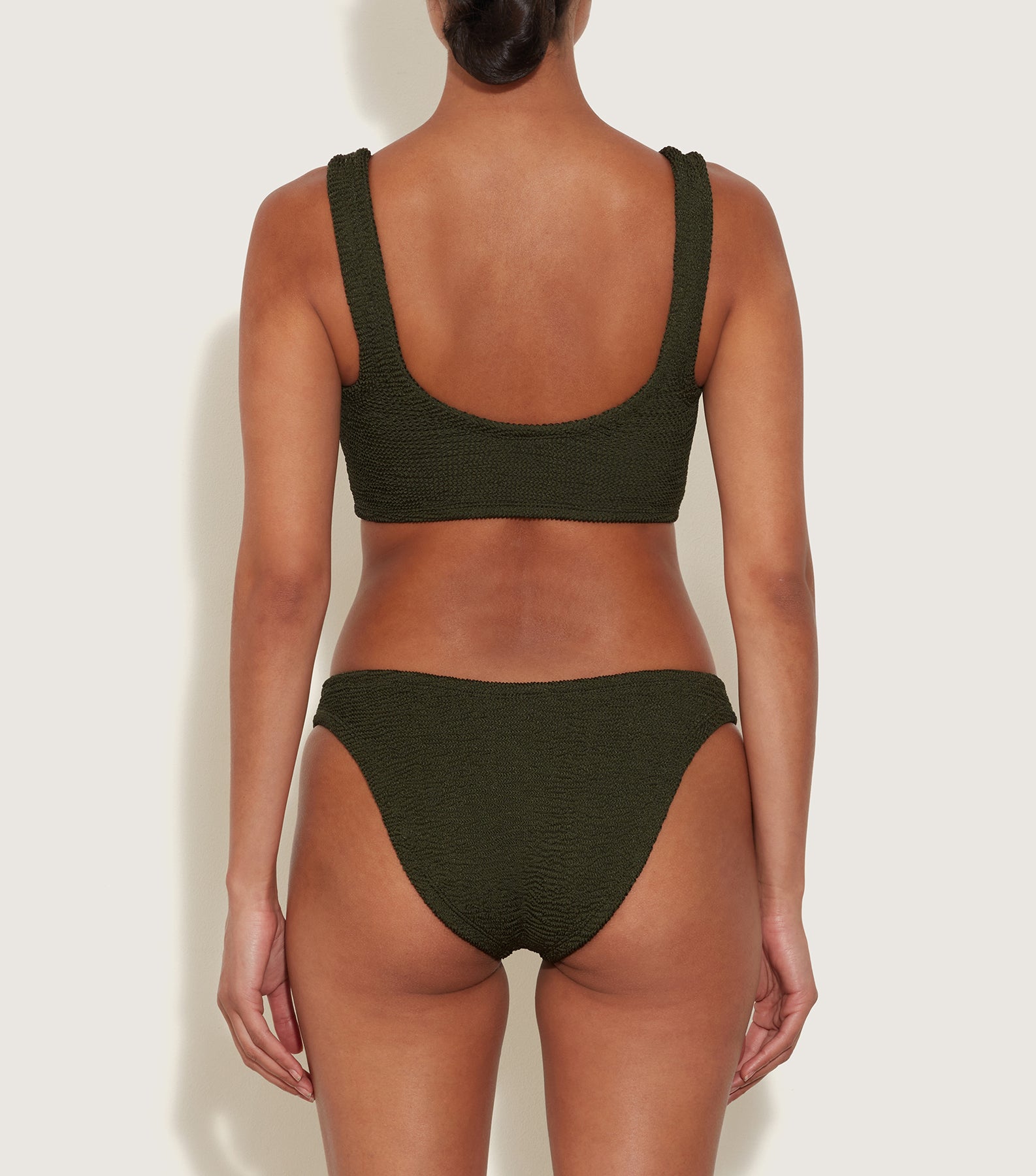 Hallie Bikini - Metallic Khaki