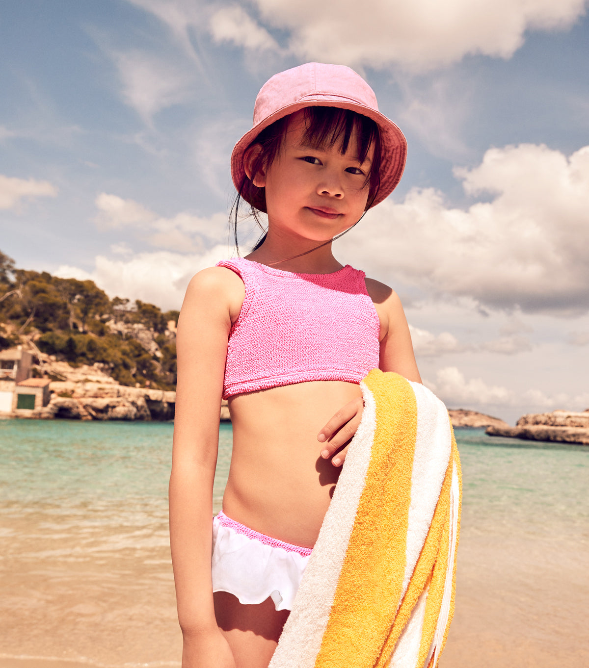 Kids Olive Bikini - Bubblegum