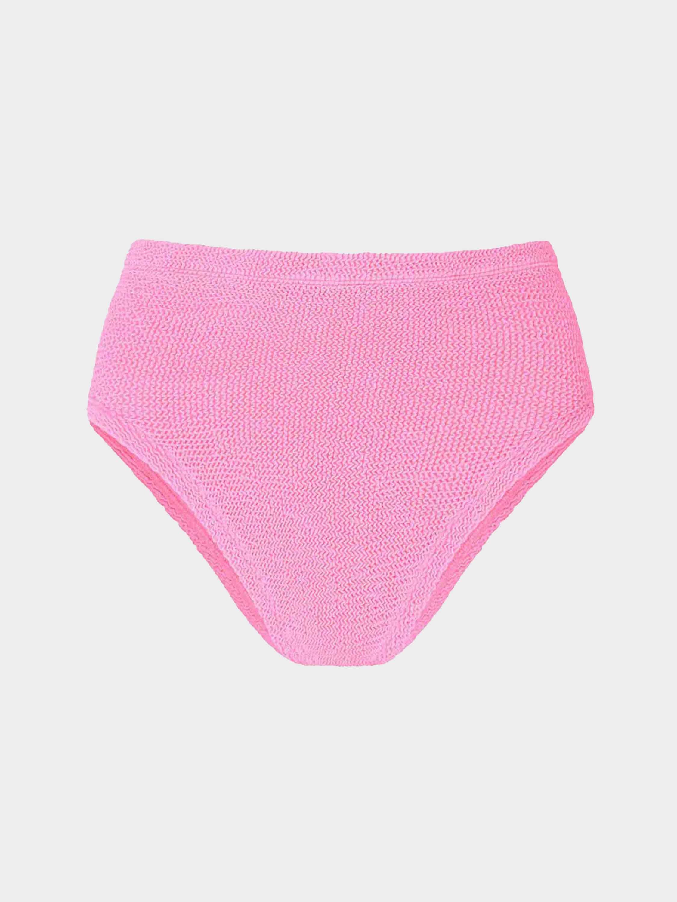 High Waist Bikini Bottom - Bubblegum