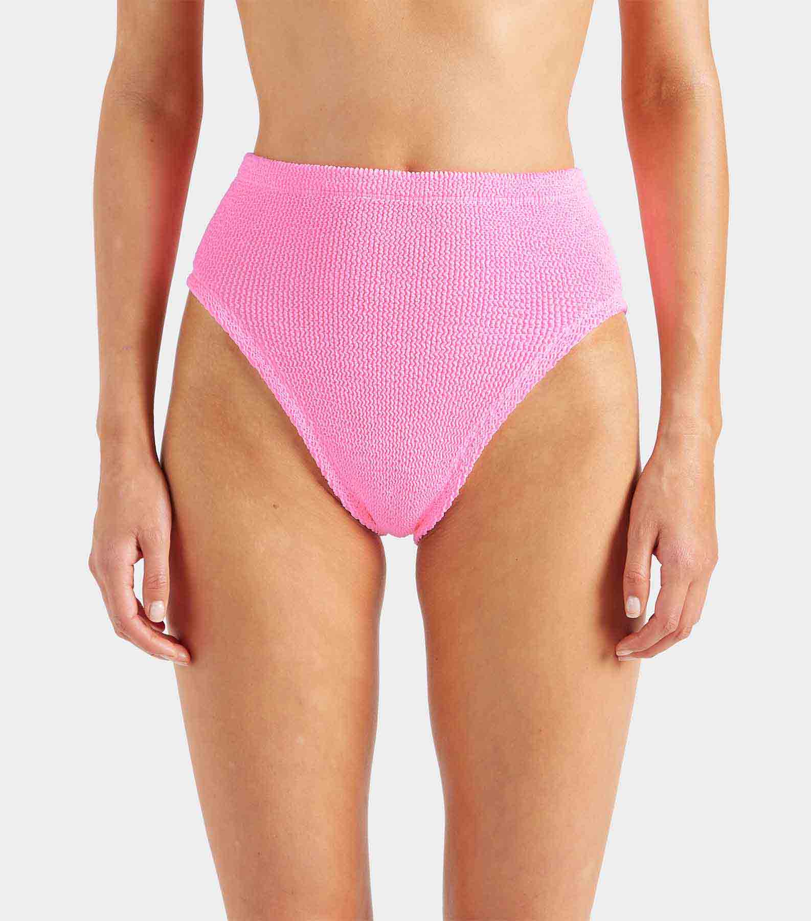 High Waist Bikini Bottom - Bubblegum