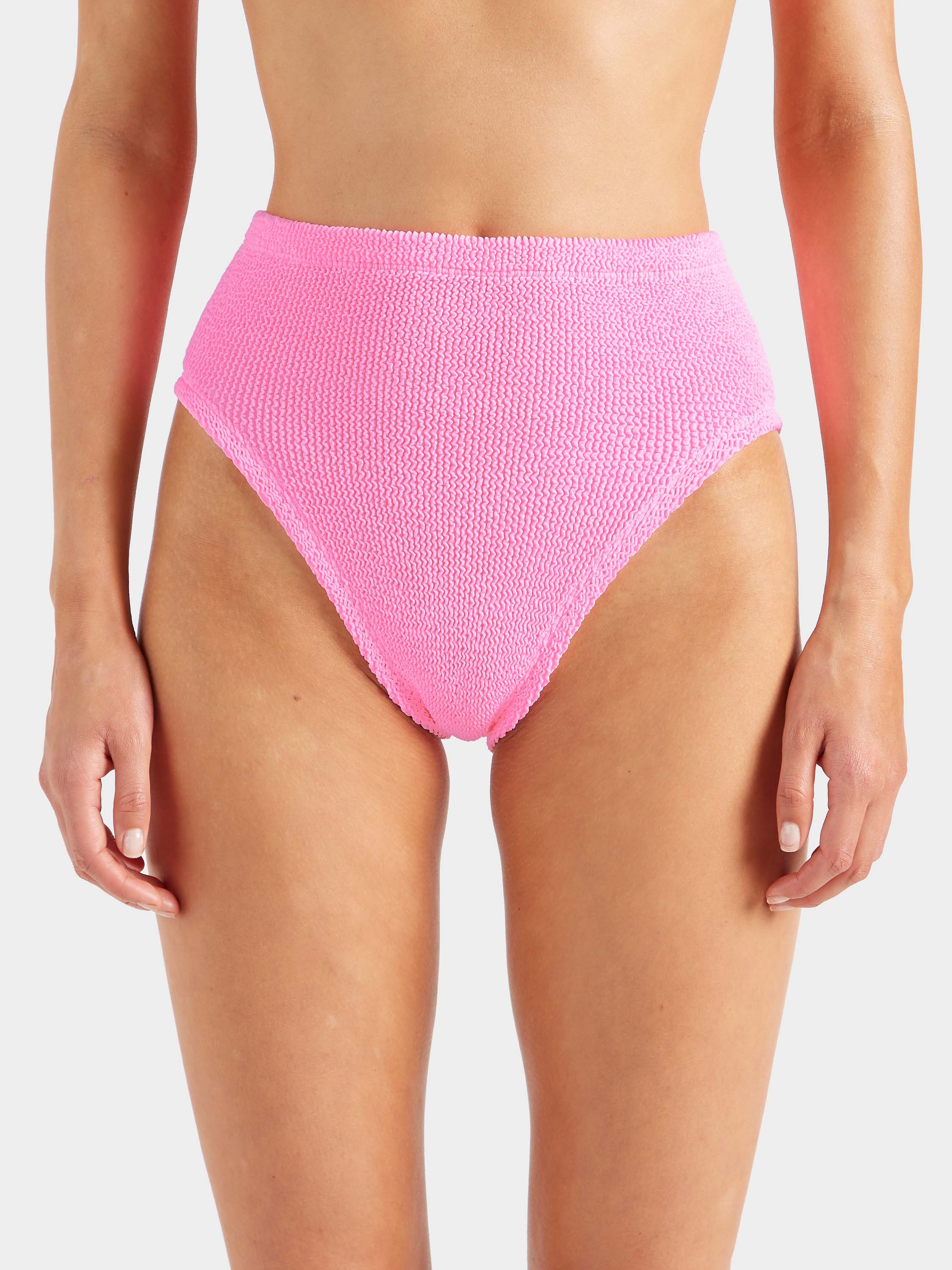High Waist Bikini Bottom - Bubblegum