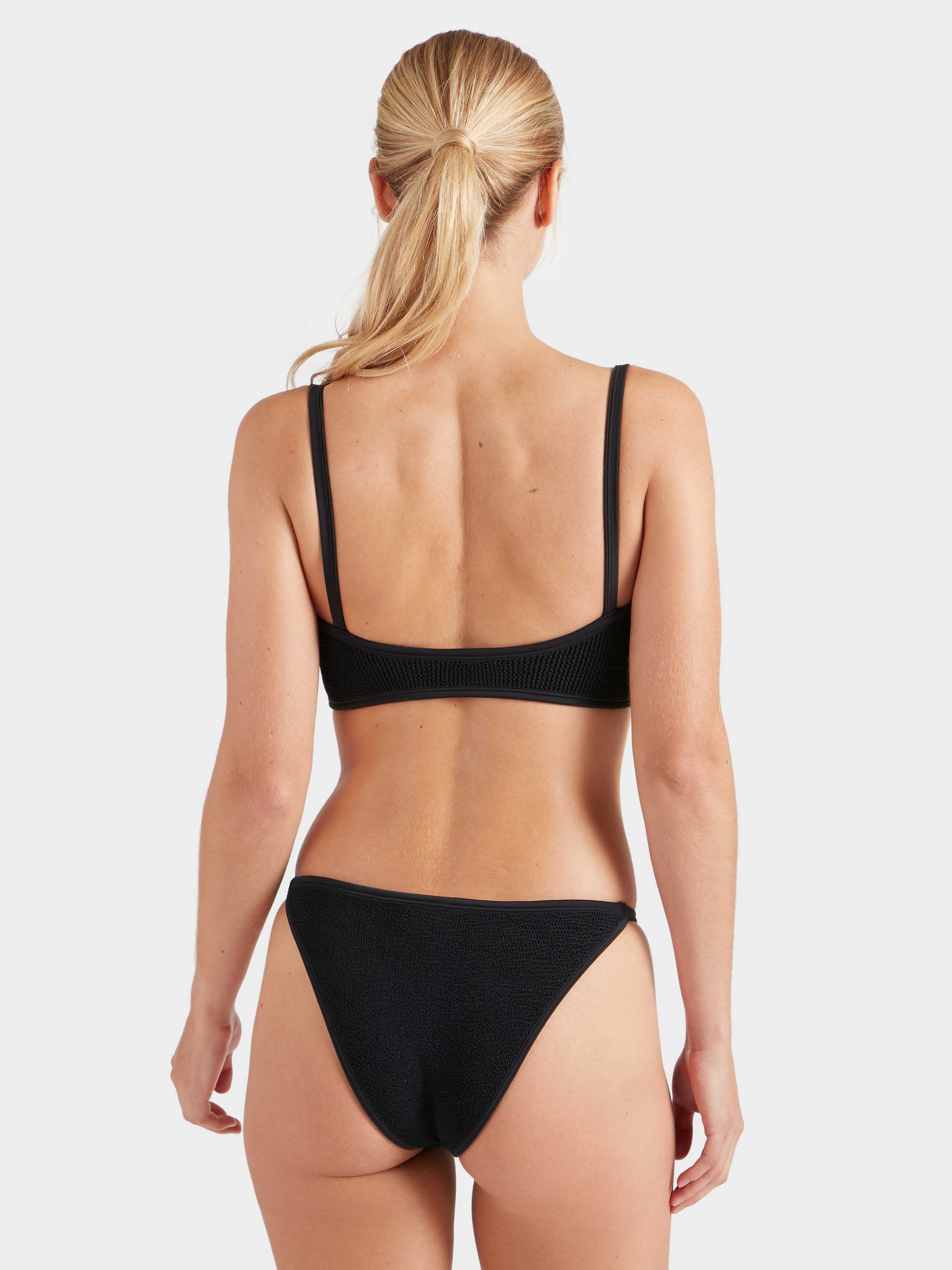 Iris With Gold Hoops Bikini - Black