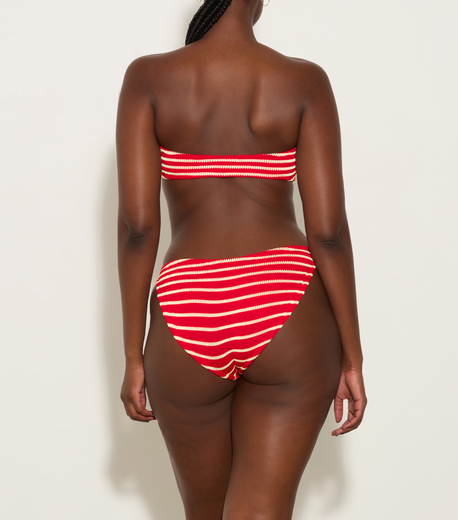 Jean Stripe Bikini - Red/White