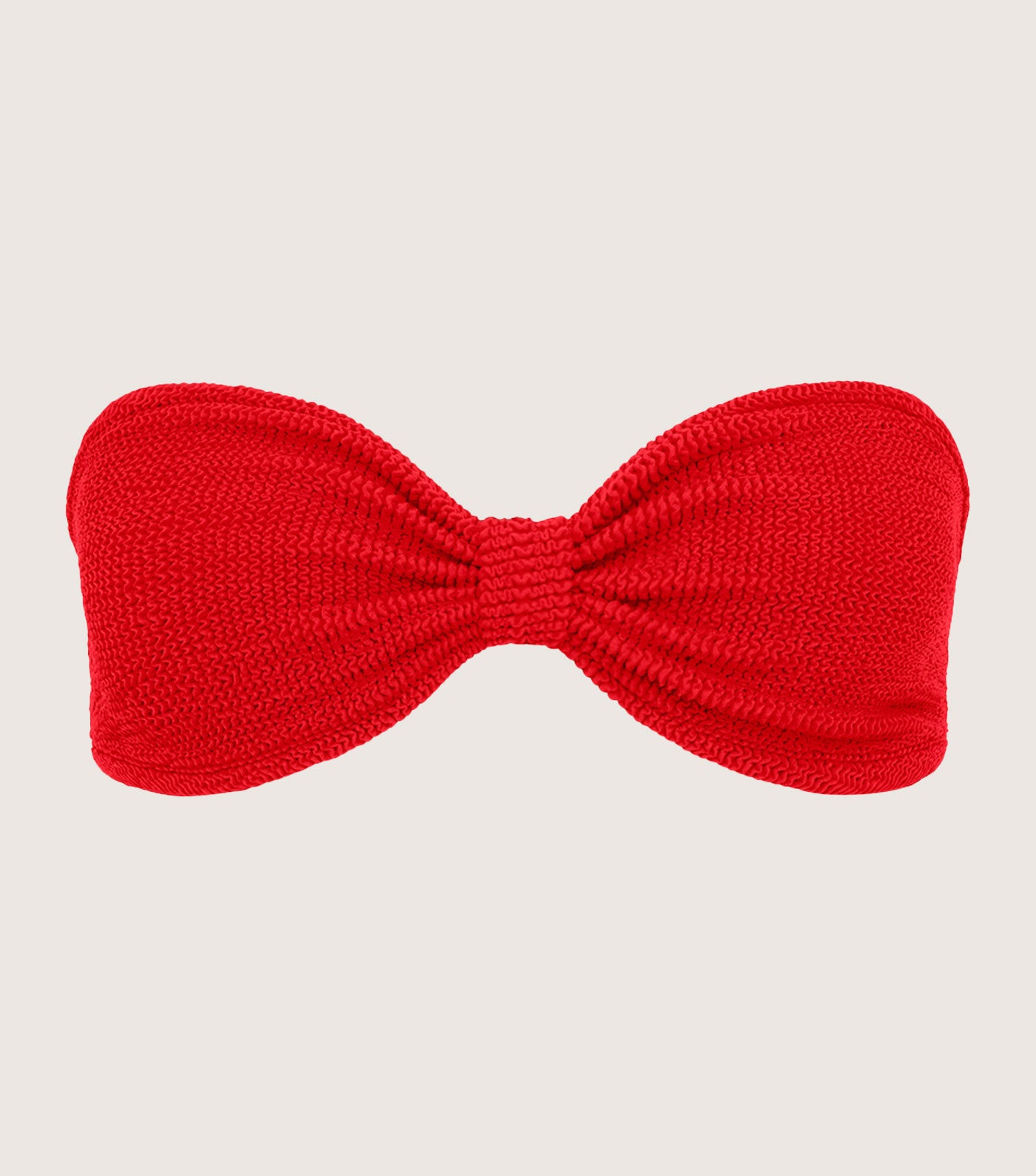 Jean Bikini Top - Red