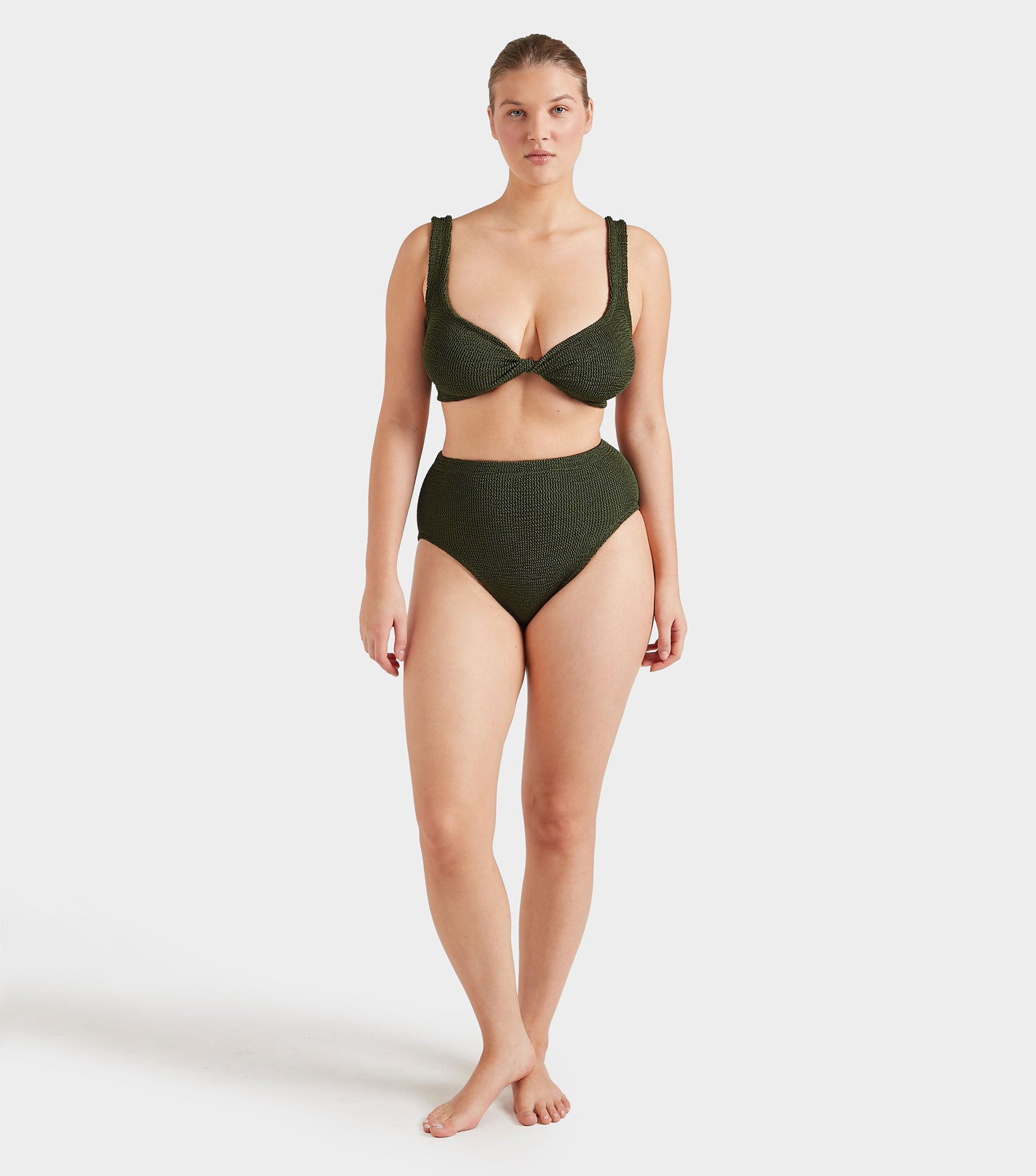 Jamie Bikini - Metallic Khaki