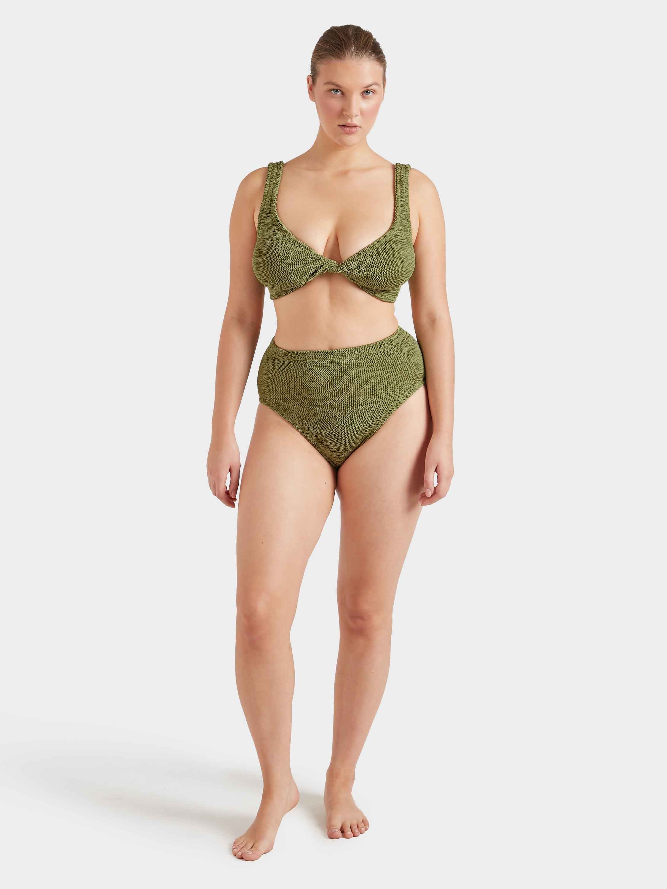 Jamie Bikini - Metallic Moss