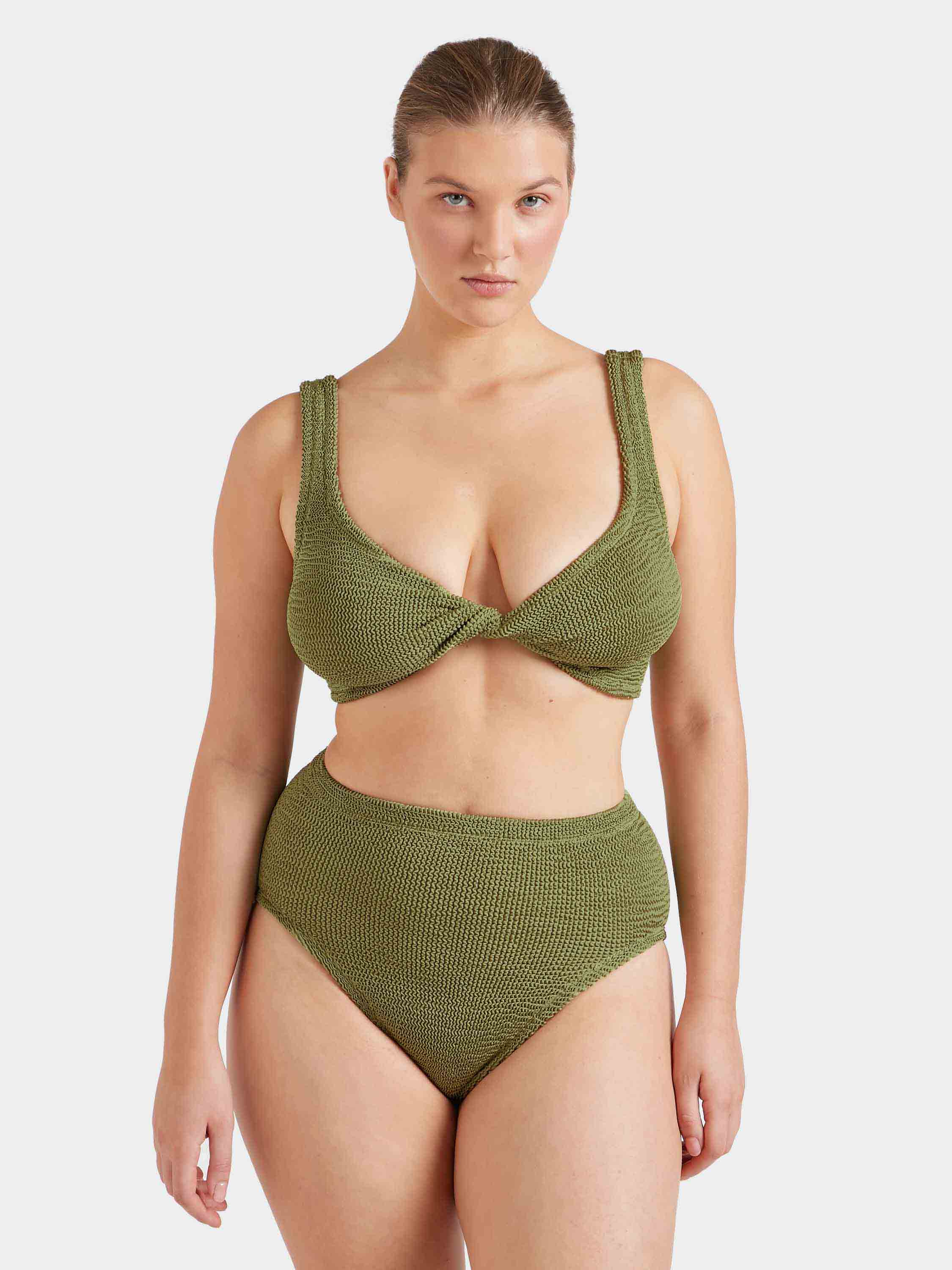 Jamie Bikini - Metallic Moss