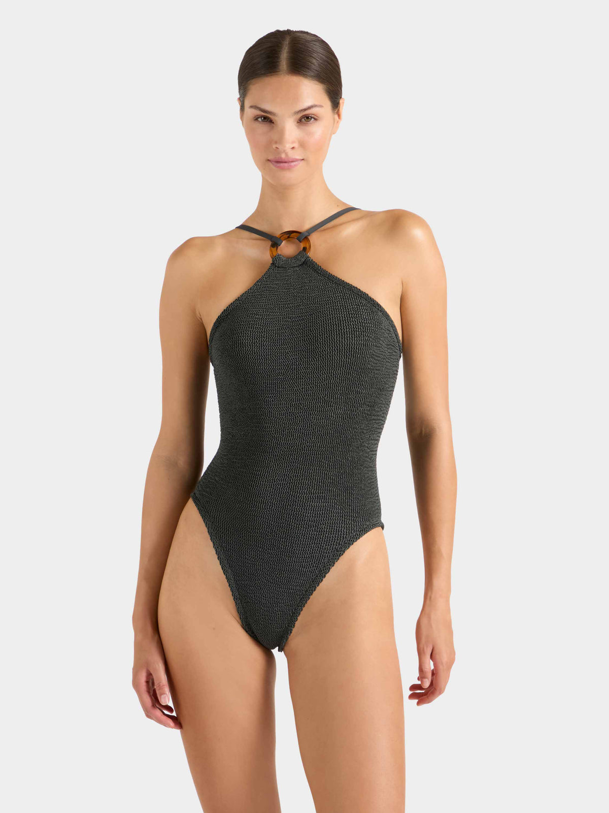 Jasmine Swim - Metallic Graphite