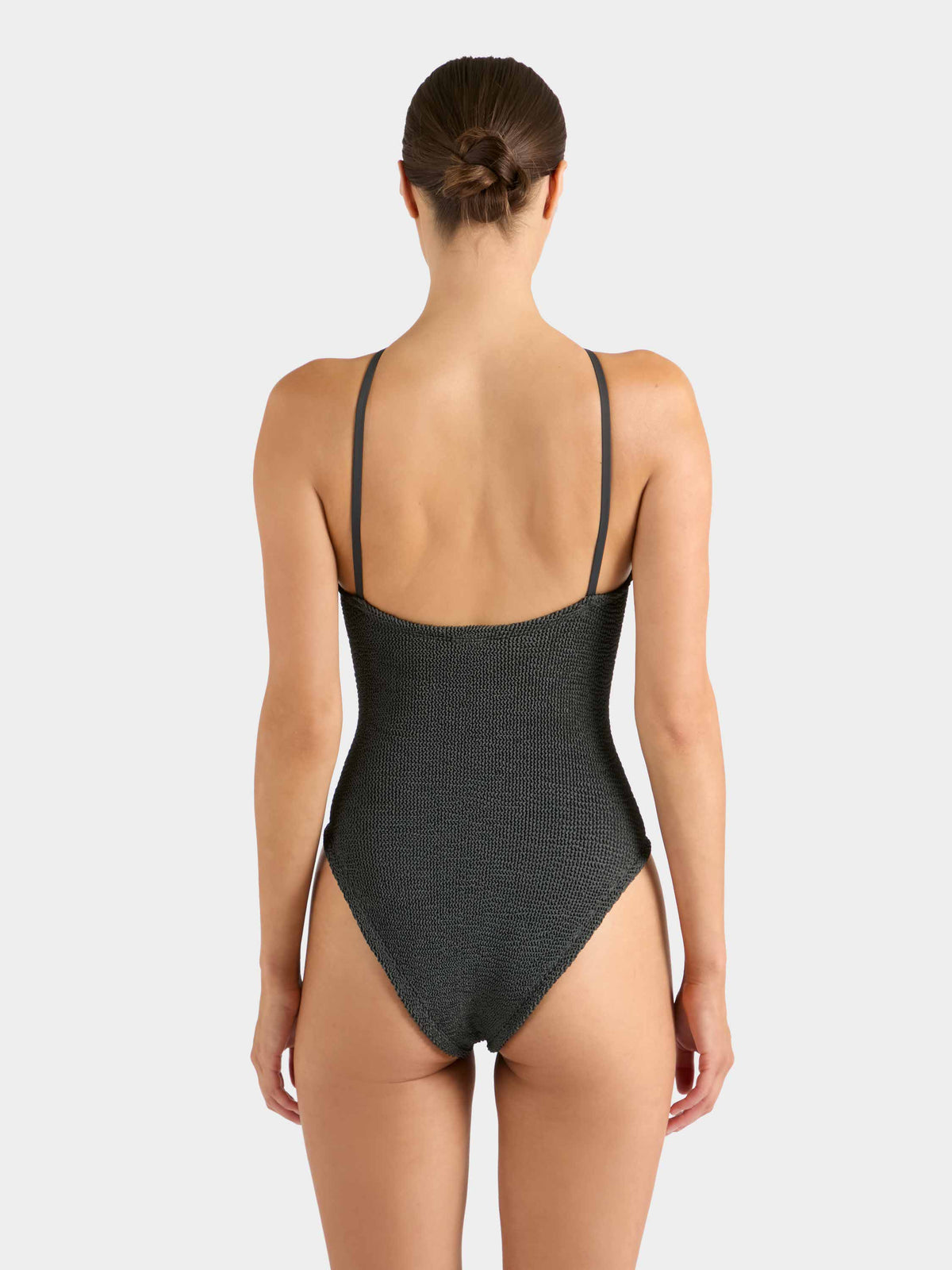 Jasmine Swim - Metallic Graphite
