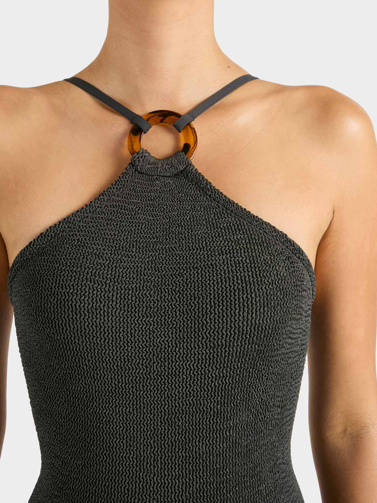 Jasmine Swim - Metallic Graphite