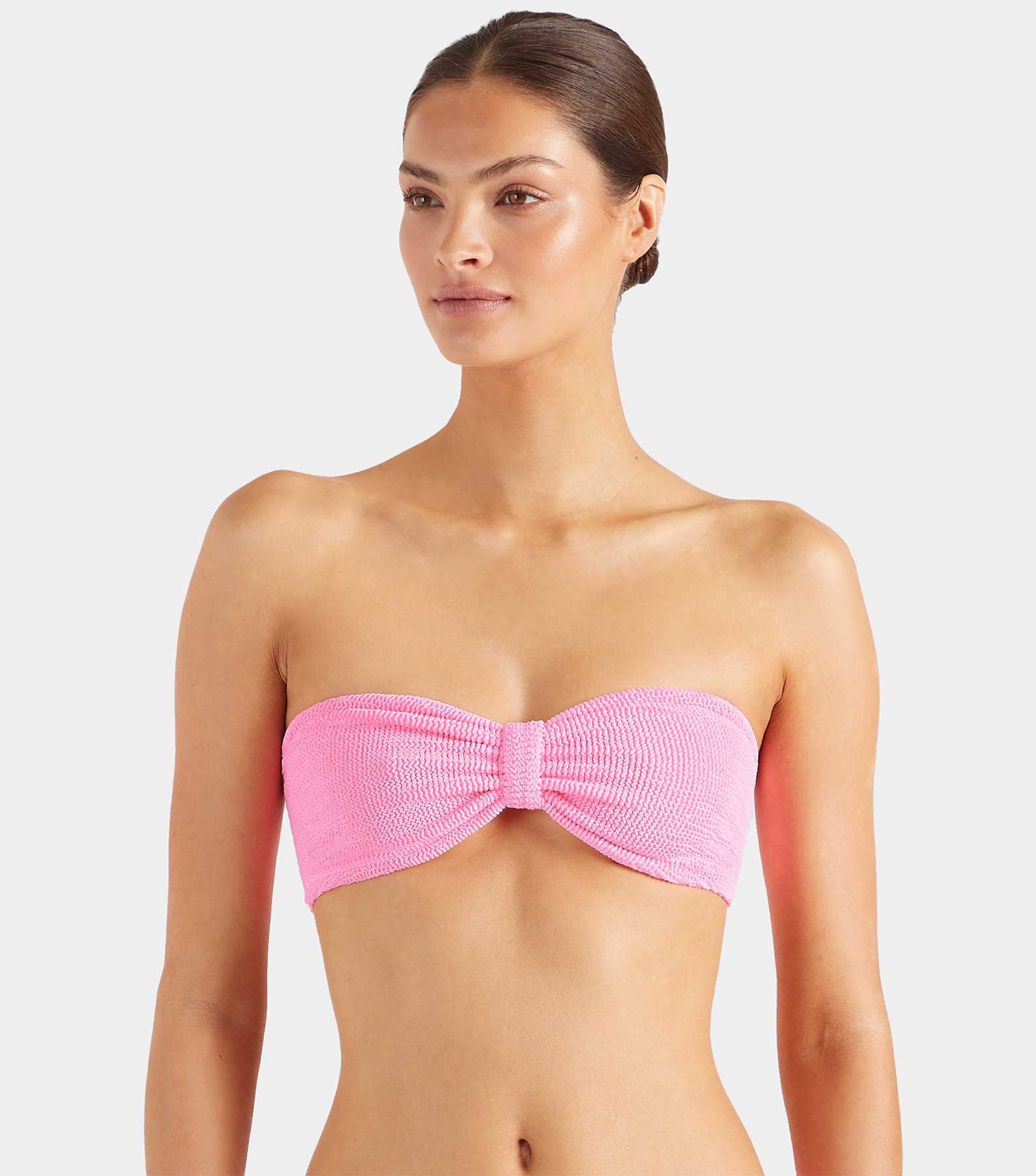 Jean Bikini Top - Bubblegum