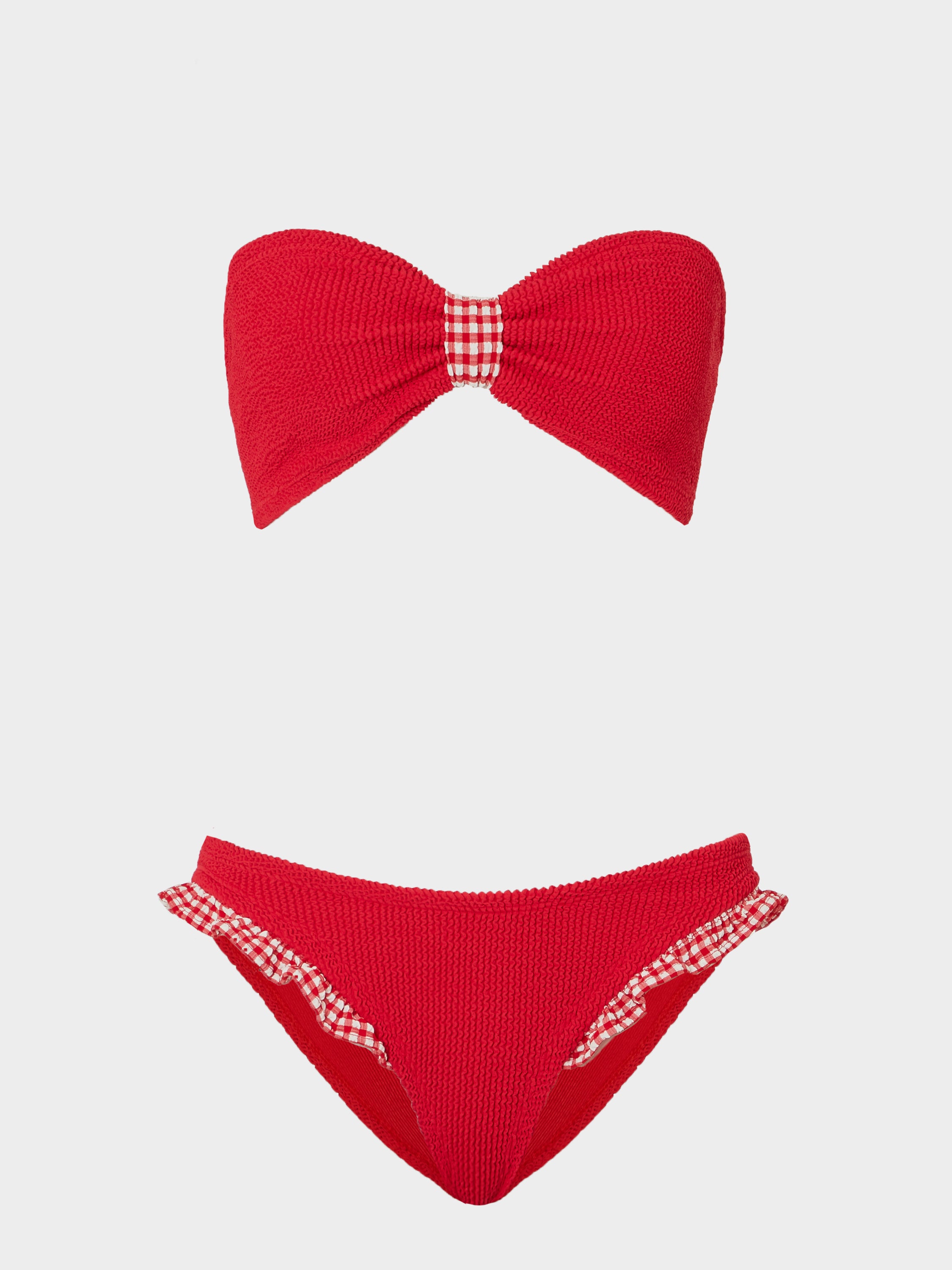 Jean Bikini - Red Gingham