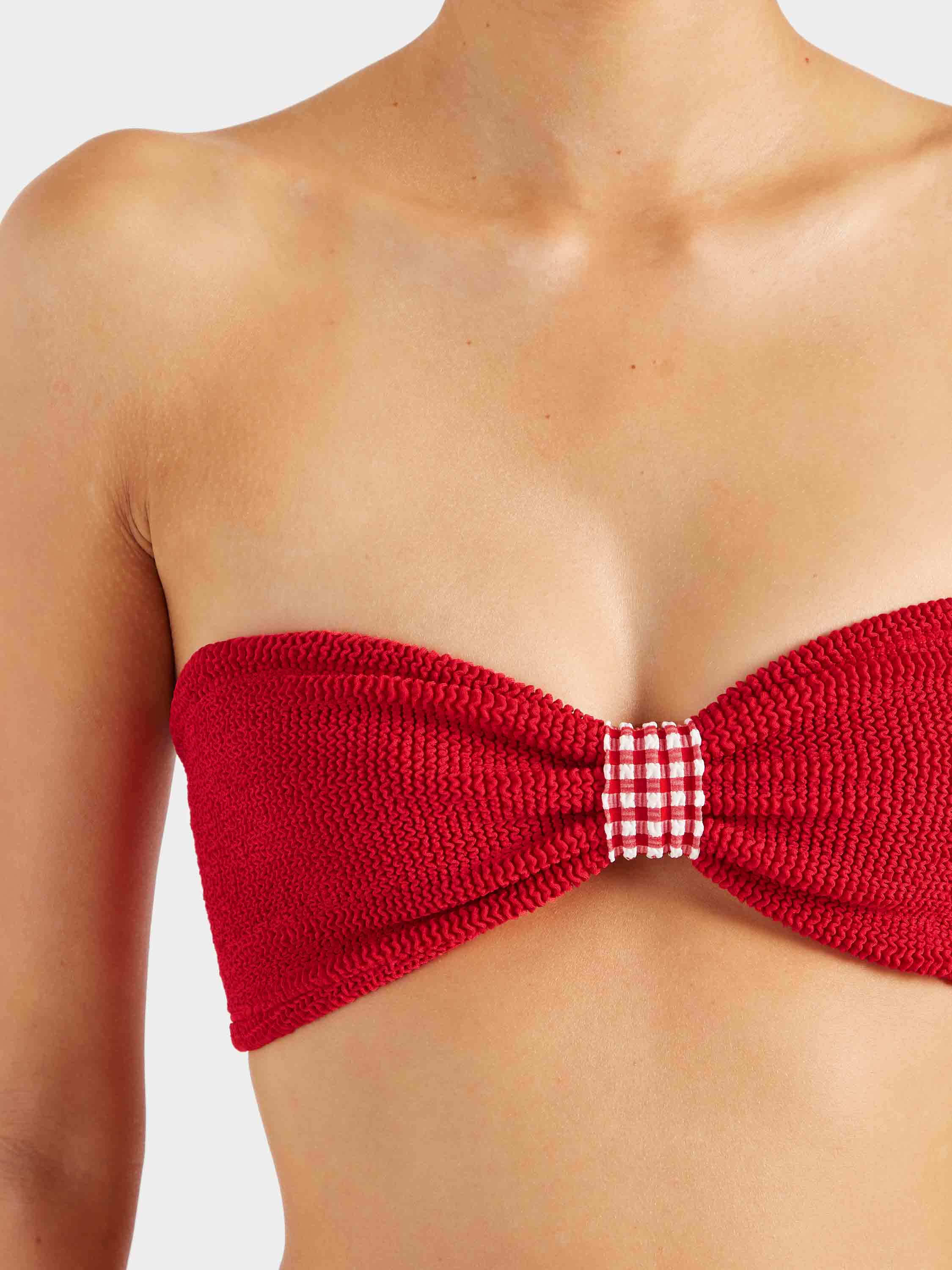 Jean Bikini - Red Gingham