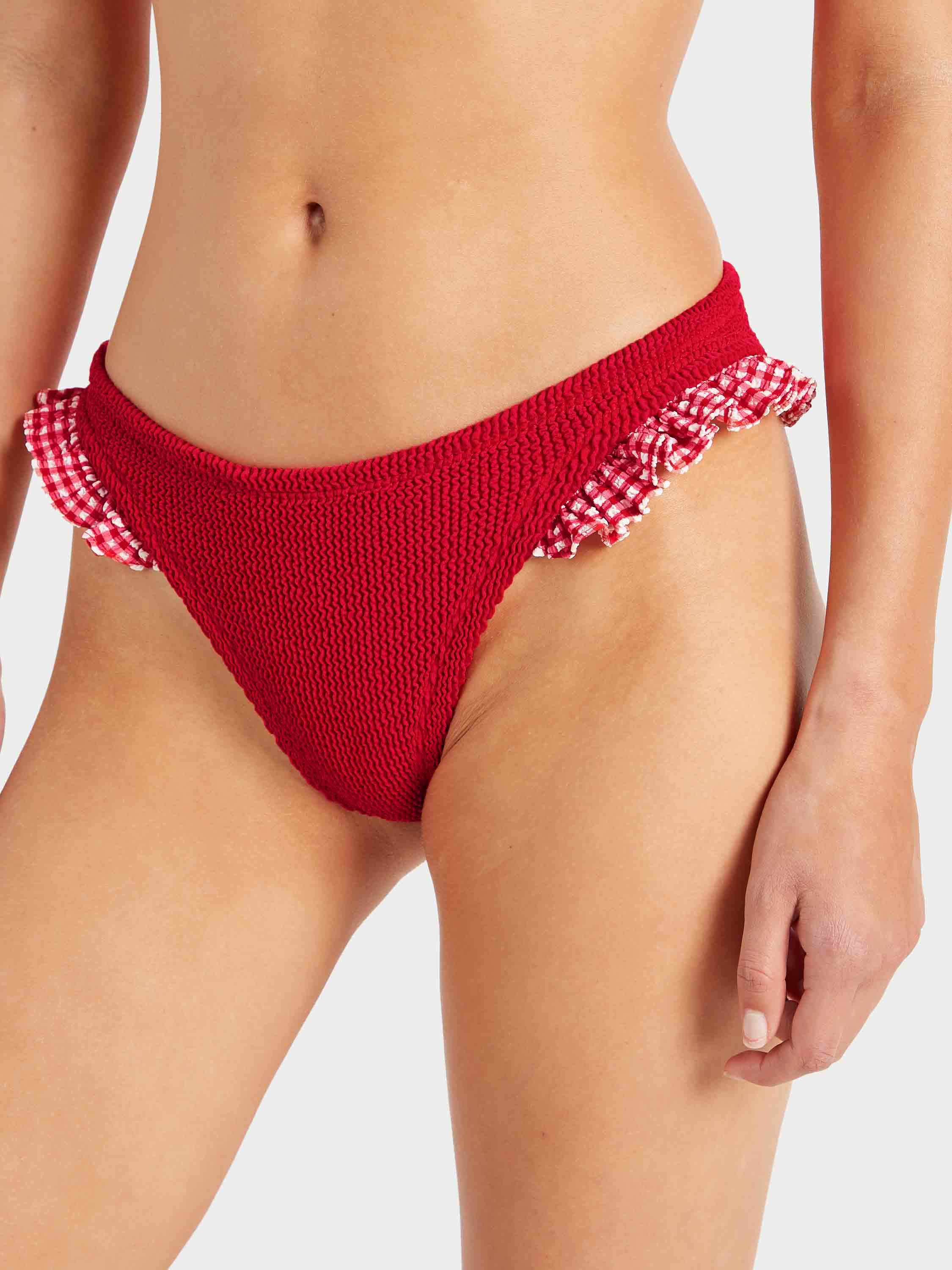 Jean Bikini - Red Gingham