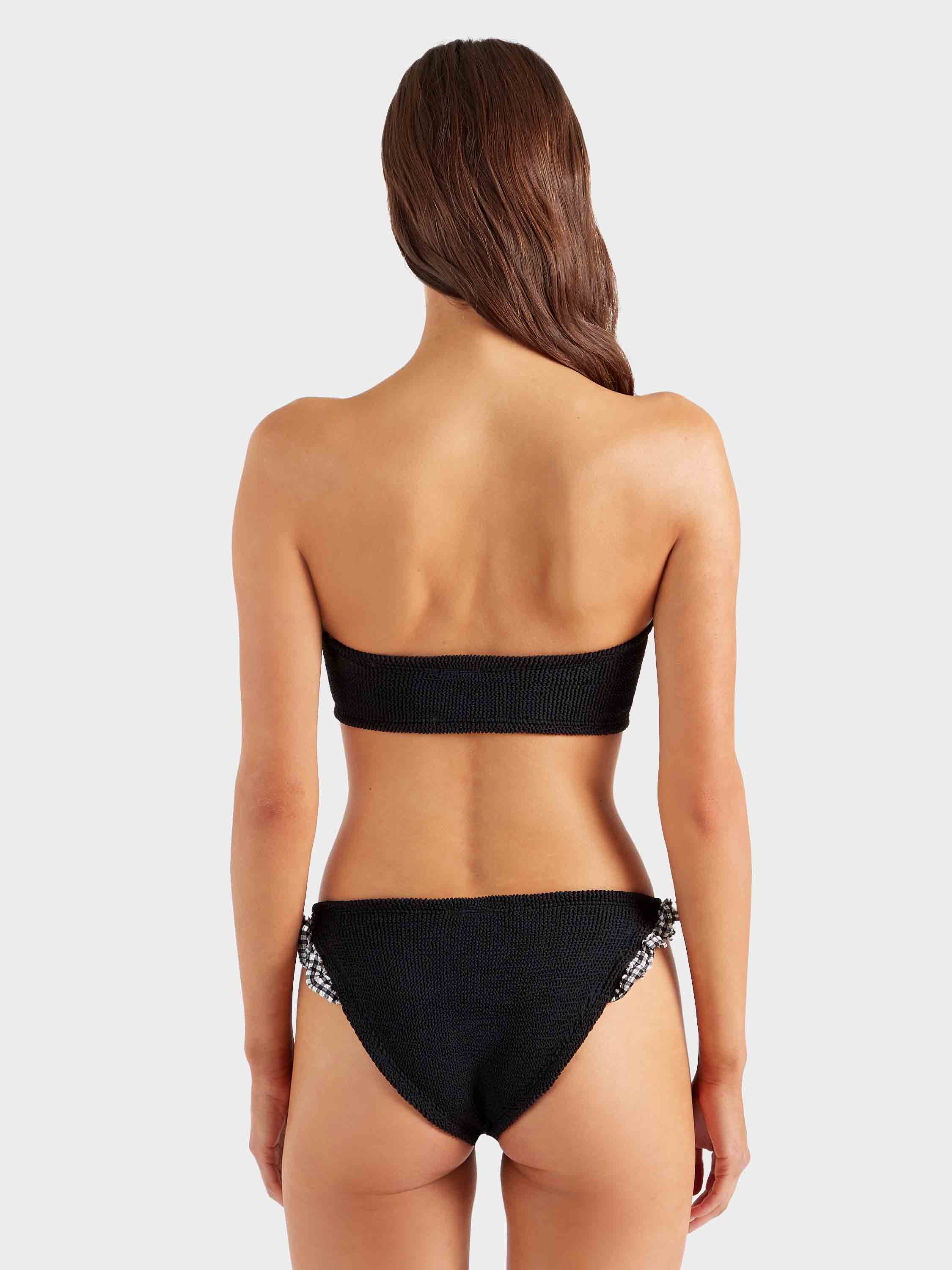 Jean Bikini - Black Gingham