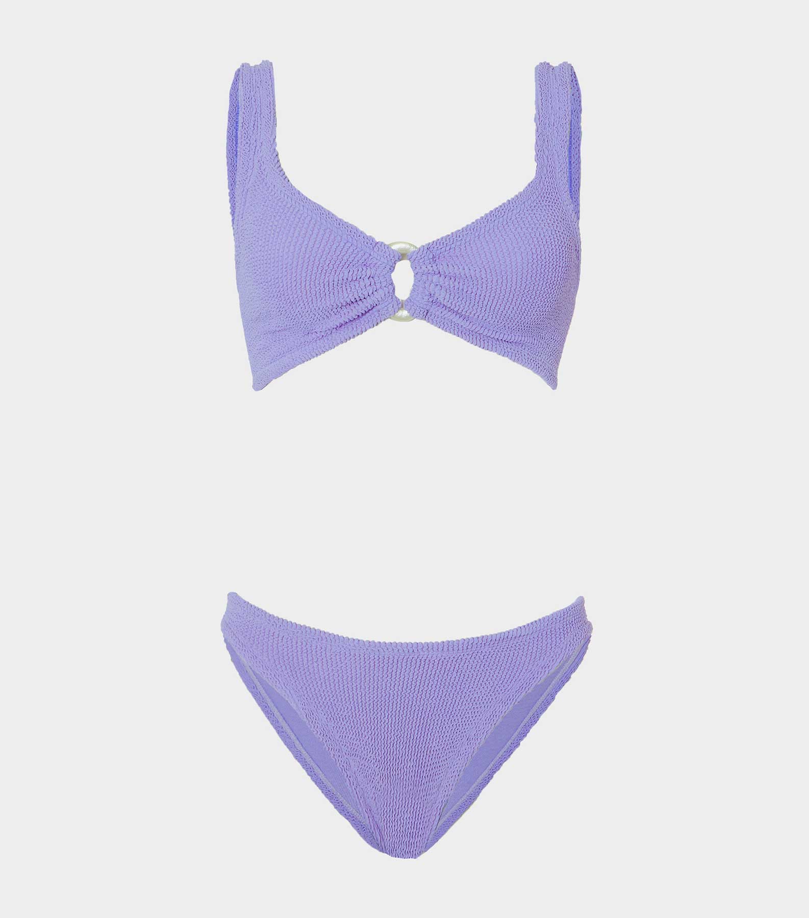 Julia Bikini With Pearly Hoop - Lilac