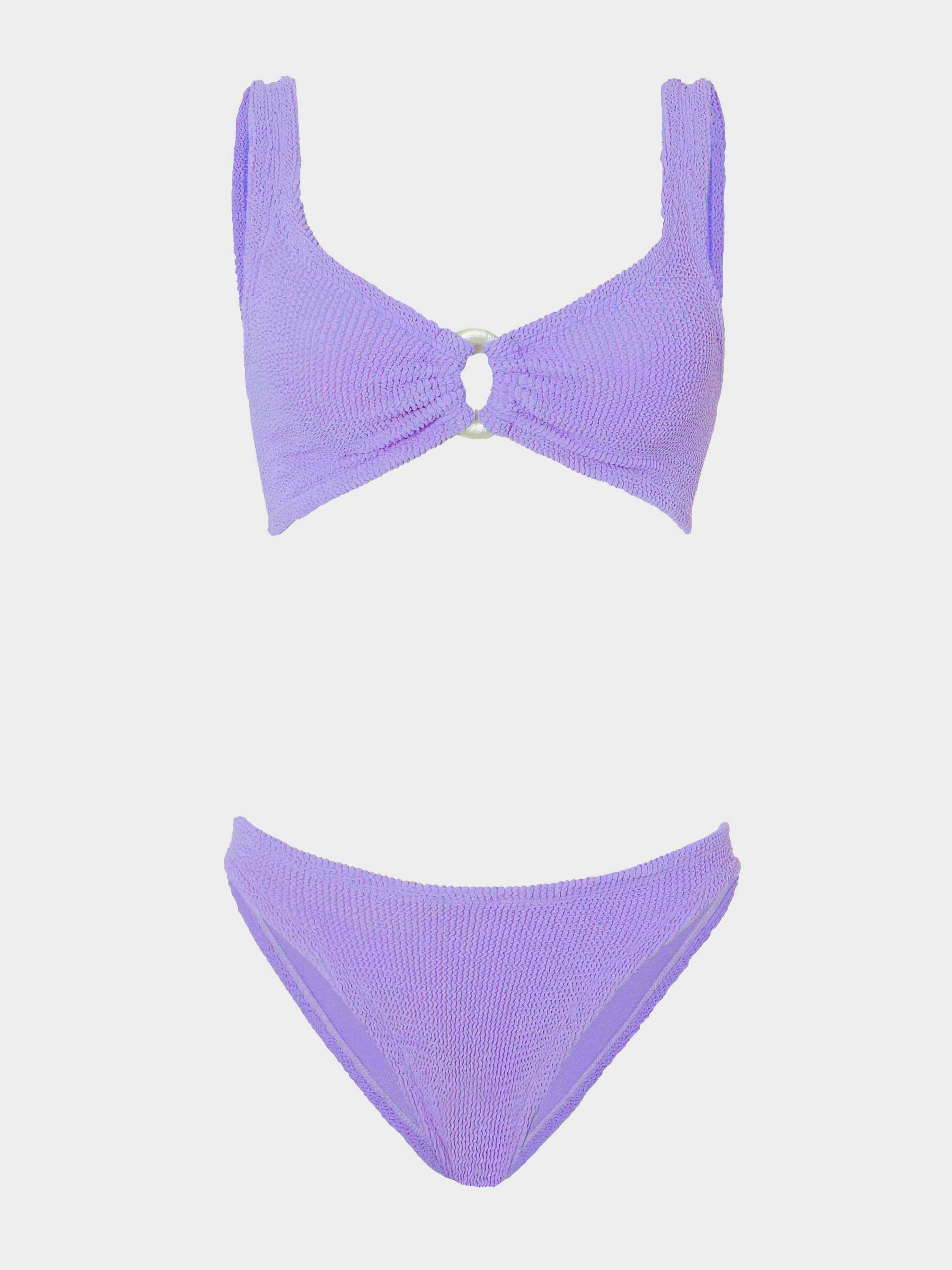 Julia Bikini With Pearly Hoop - Lilac