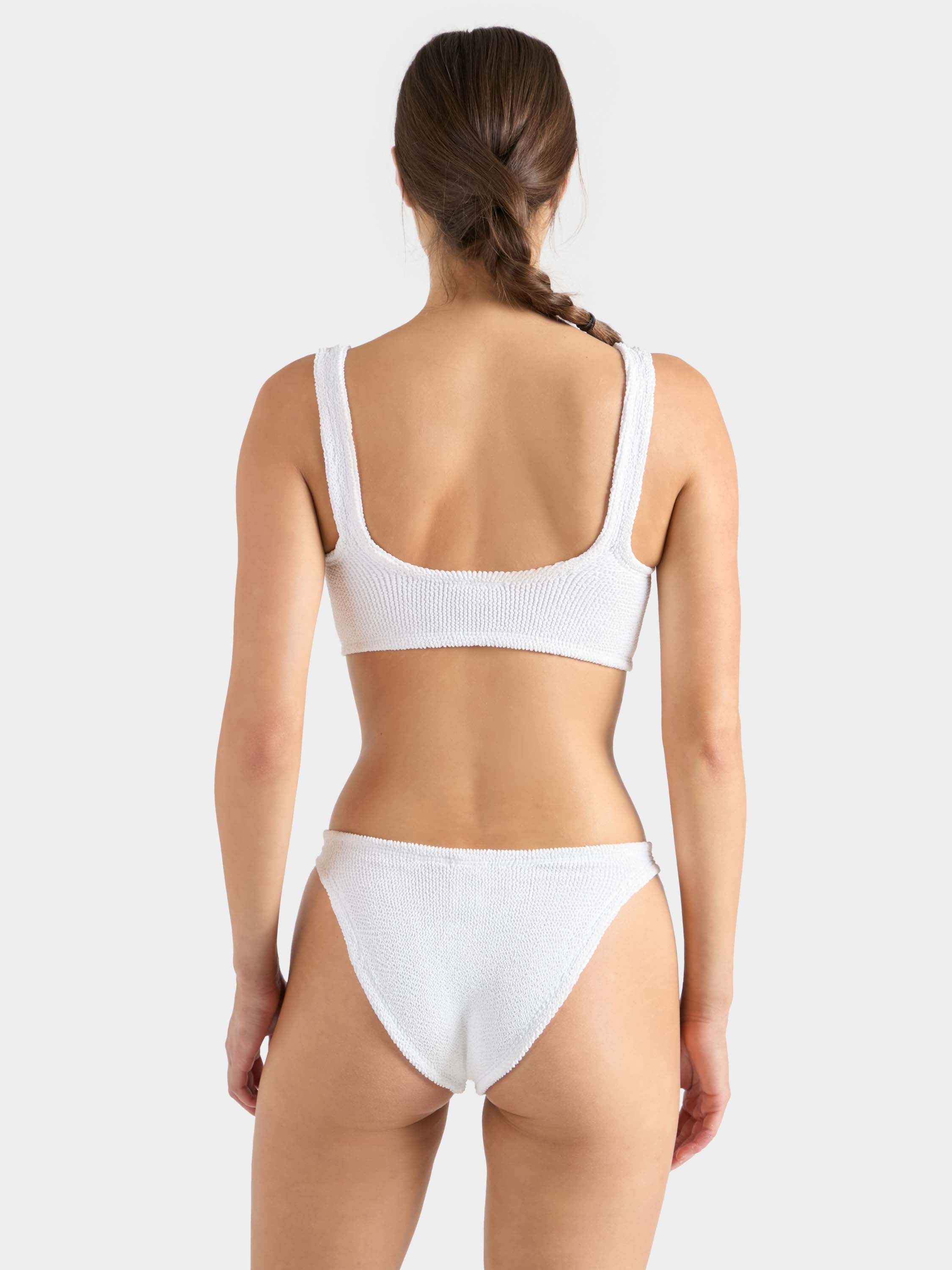 Julia With Gold Hoop Bikini - White