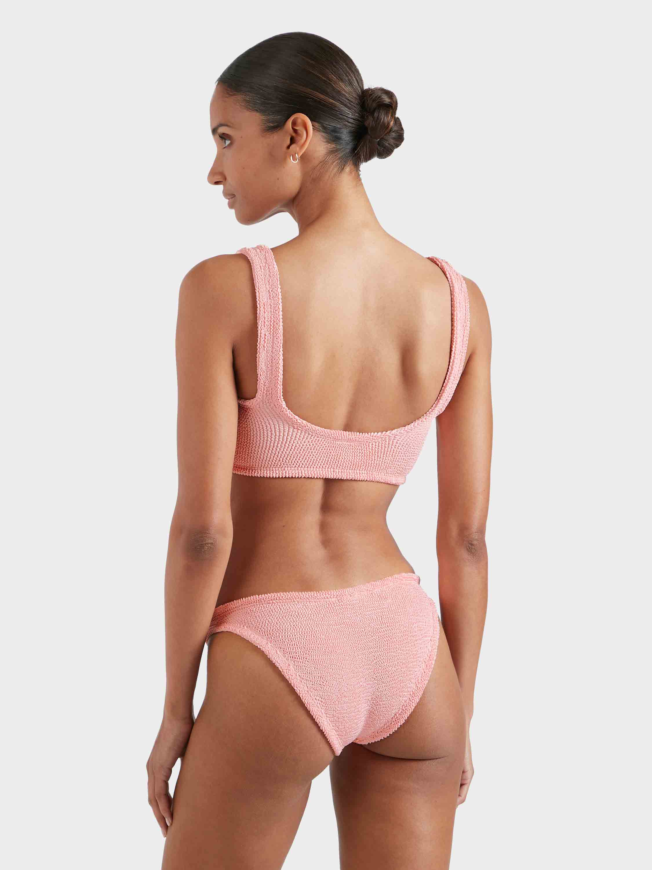 Julia Bikini With Pearly Hoop - Peach